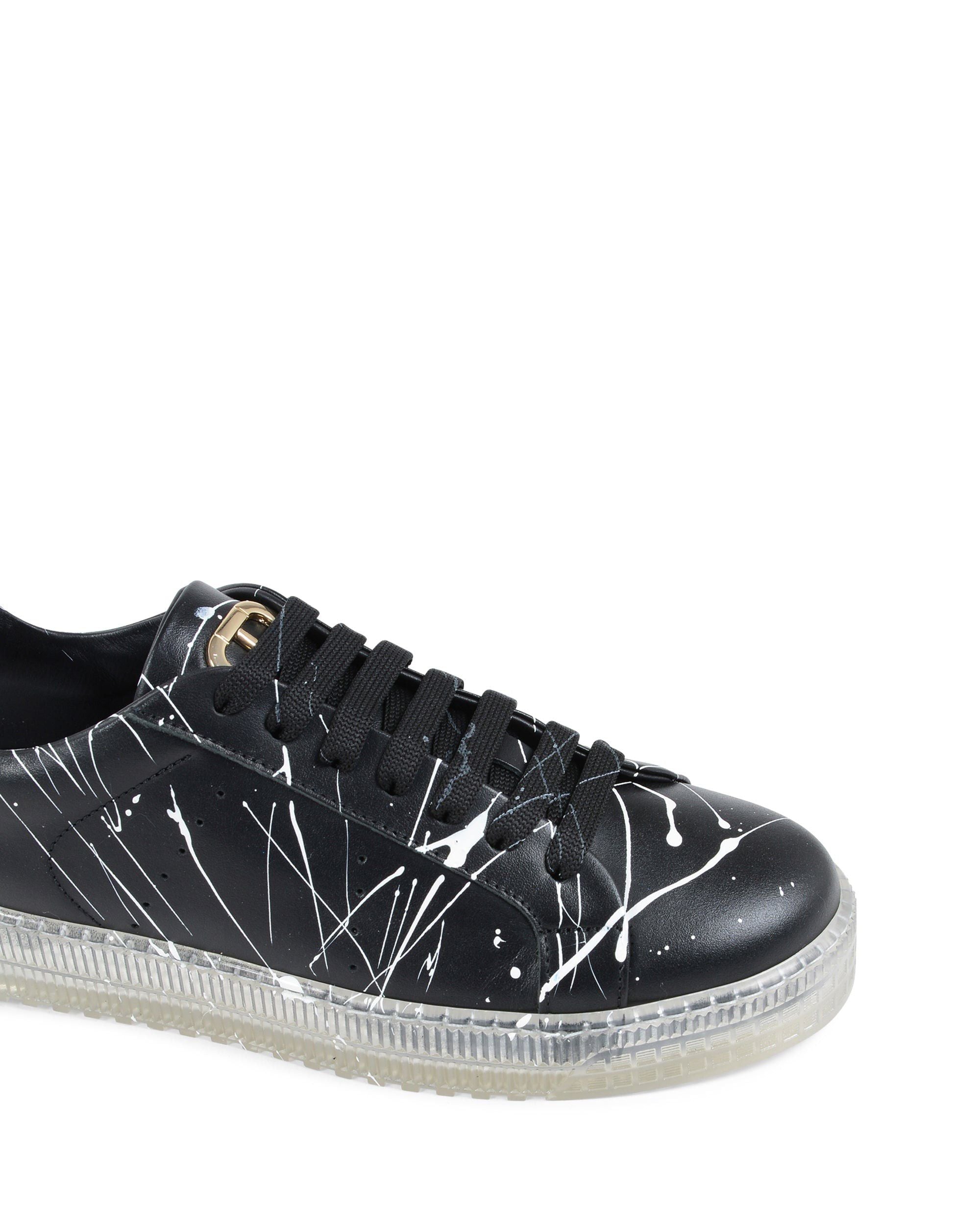 Zapatillas Splatter - Negro y blanco
