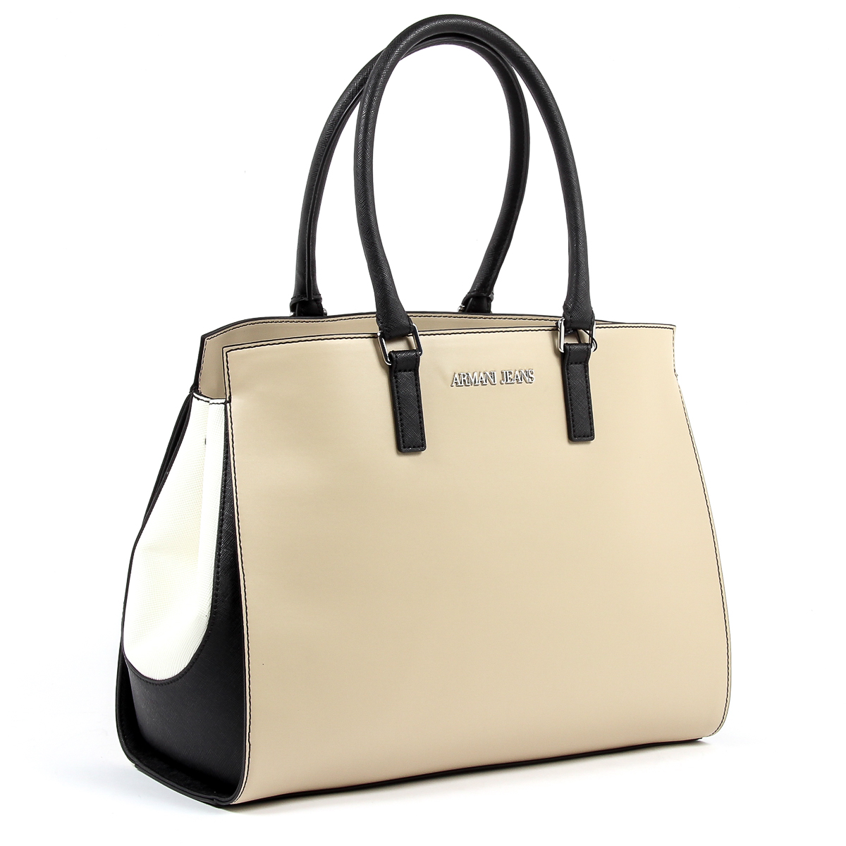 Bolso de mano para mujer Armani Jeans beige 922228 7P758 13155