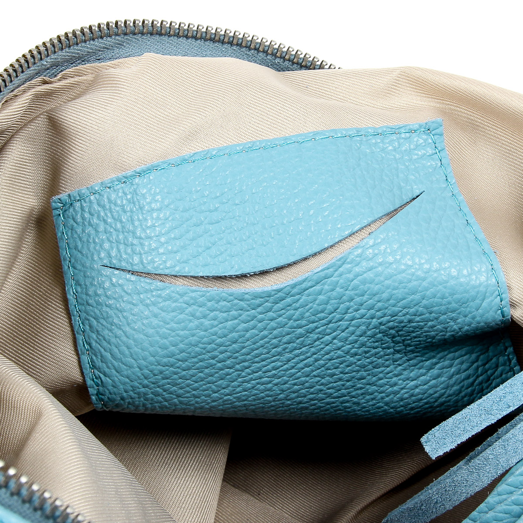V 1969 Italia Womens Handbag Light Blue OSLO