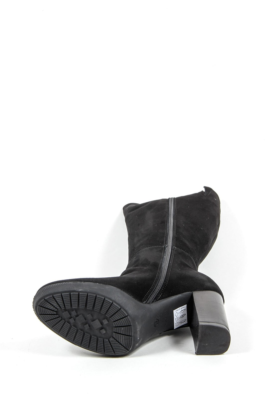 Bota Alta Mujer V 1969 Italia C19 CAMOSCIO NERO