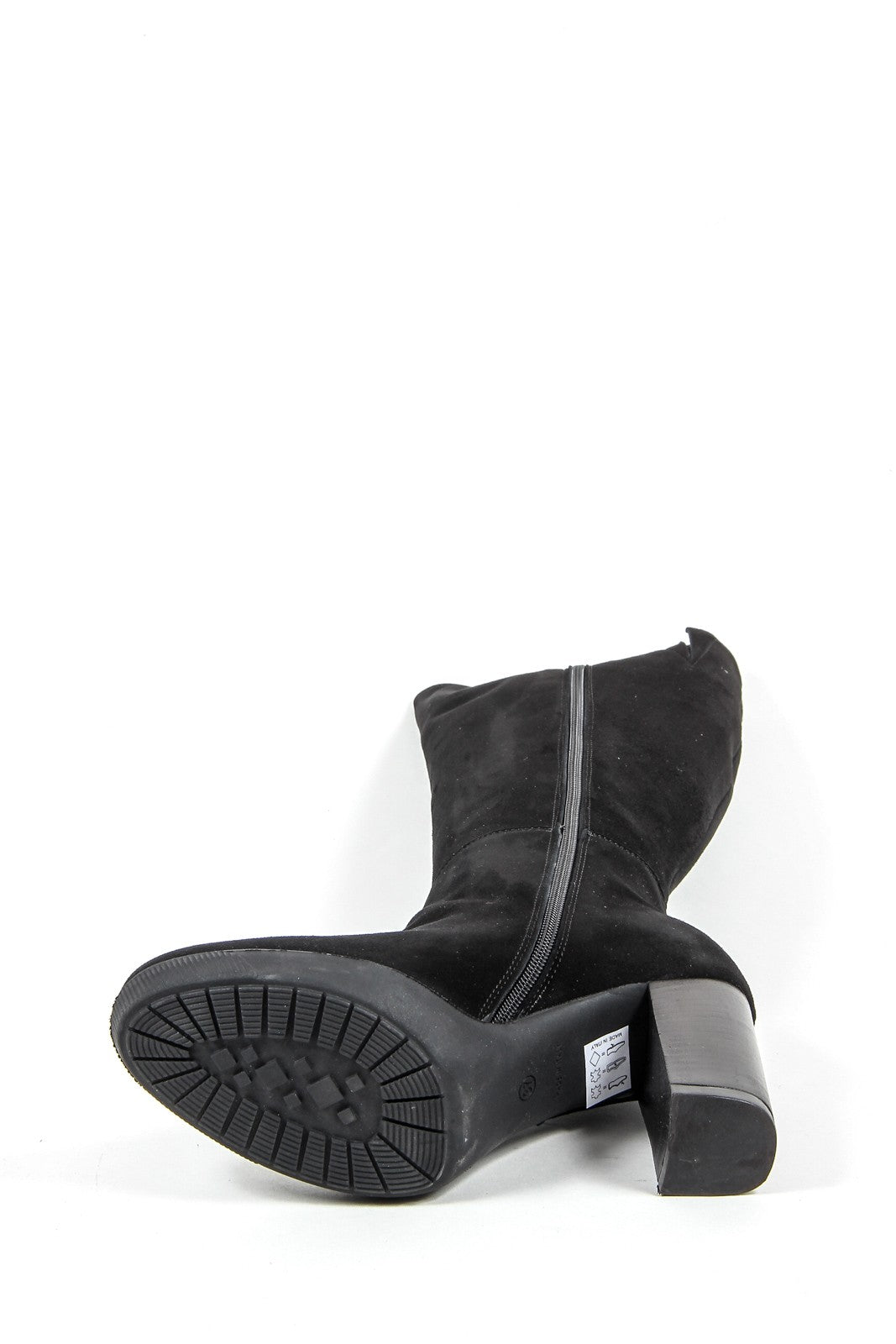 Bota Alta Mujer V 1969 Italia C19 CAMOSCIO NERO