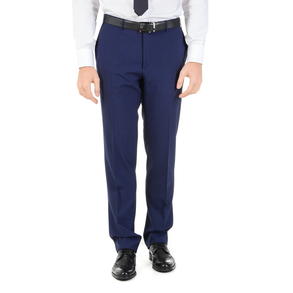 Corneliani Mens Suit Long Sleeves Blue Super 110's