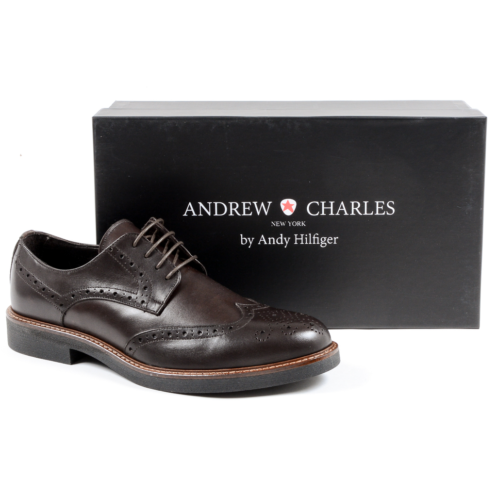 Andrew Charles Mens Brogue Shoe Brown IGGY