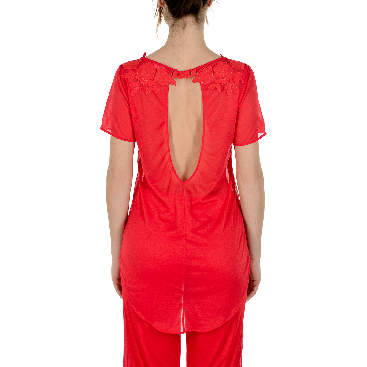 La Perla Womens T-Shirt Coral
