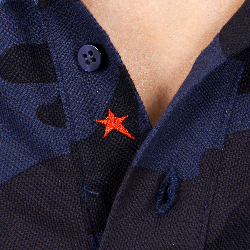 Polo Andrew Charles de manga corta para hombre, multicolor, STEVE