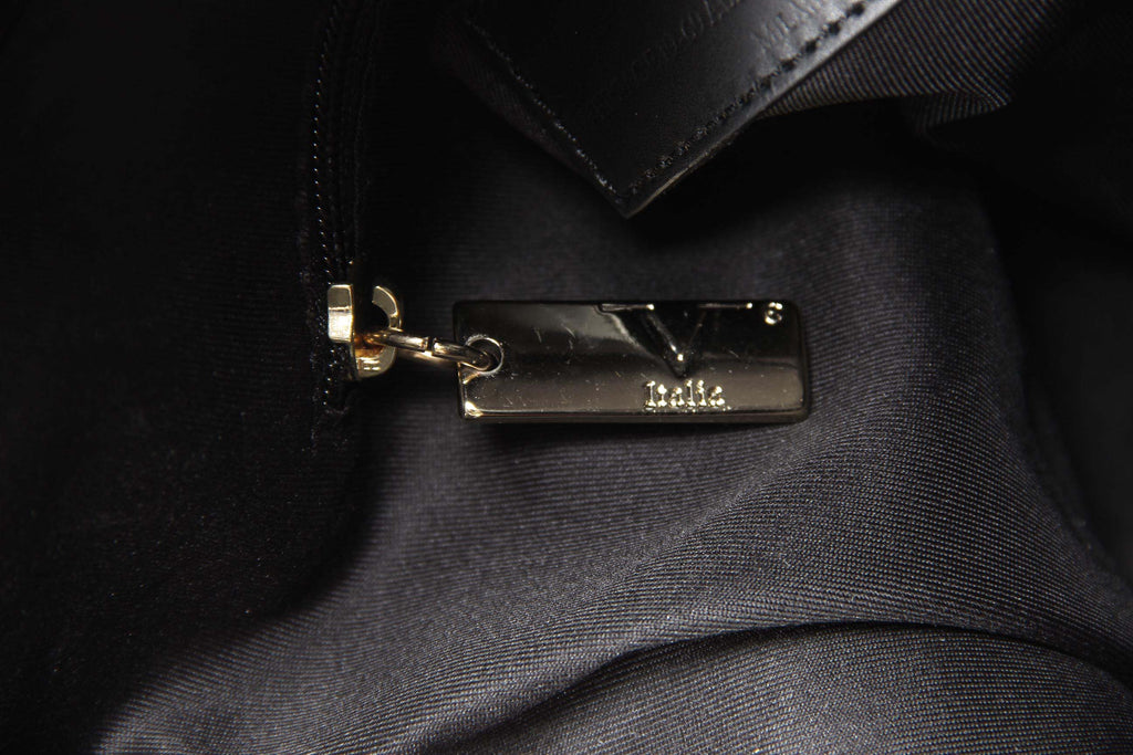 Bolso de mano para mujer V 1969 Italia V009 RUGA NERO