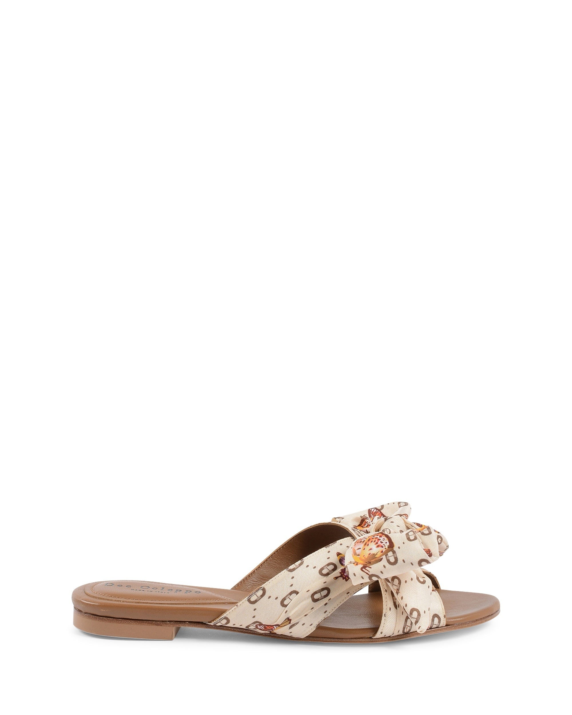 Emma Bow Mule color tostado