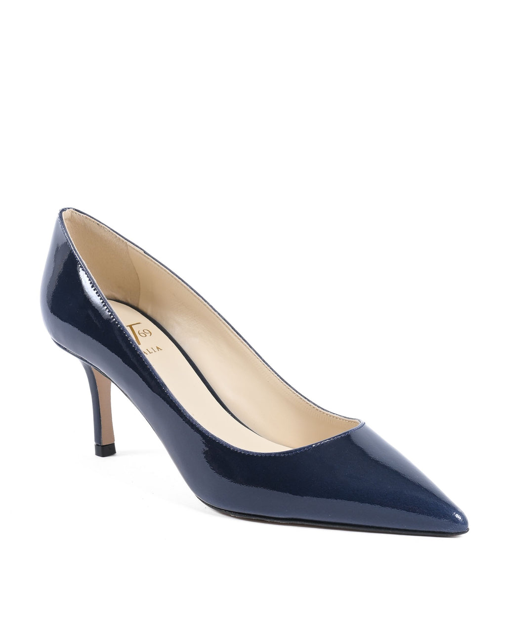 19V69 Italia Zapatos de salón para mujer Azul oscuro INES65 CHAROL AZUL OSCURO