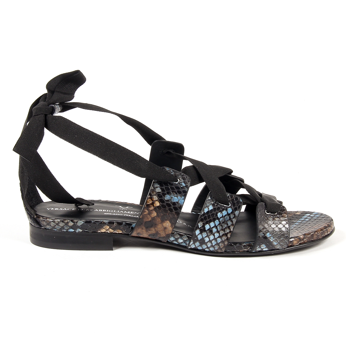 V 1969 Italia Sandalia plana para mujer Multicolor MORA