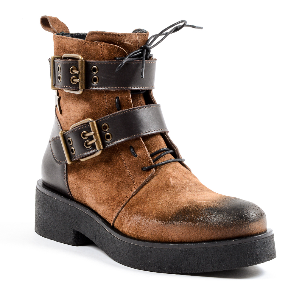 Andrew Charles Womens Ankle Boot Brown JOAN