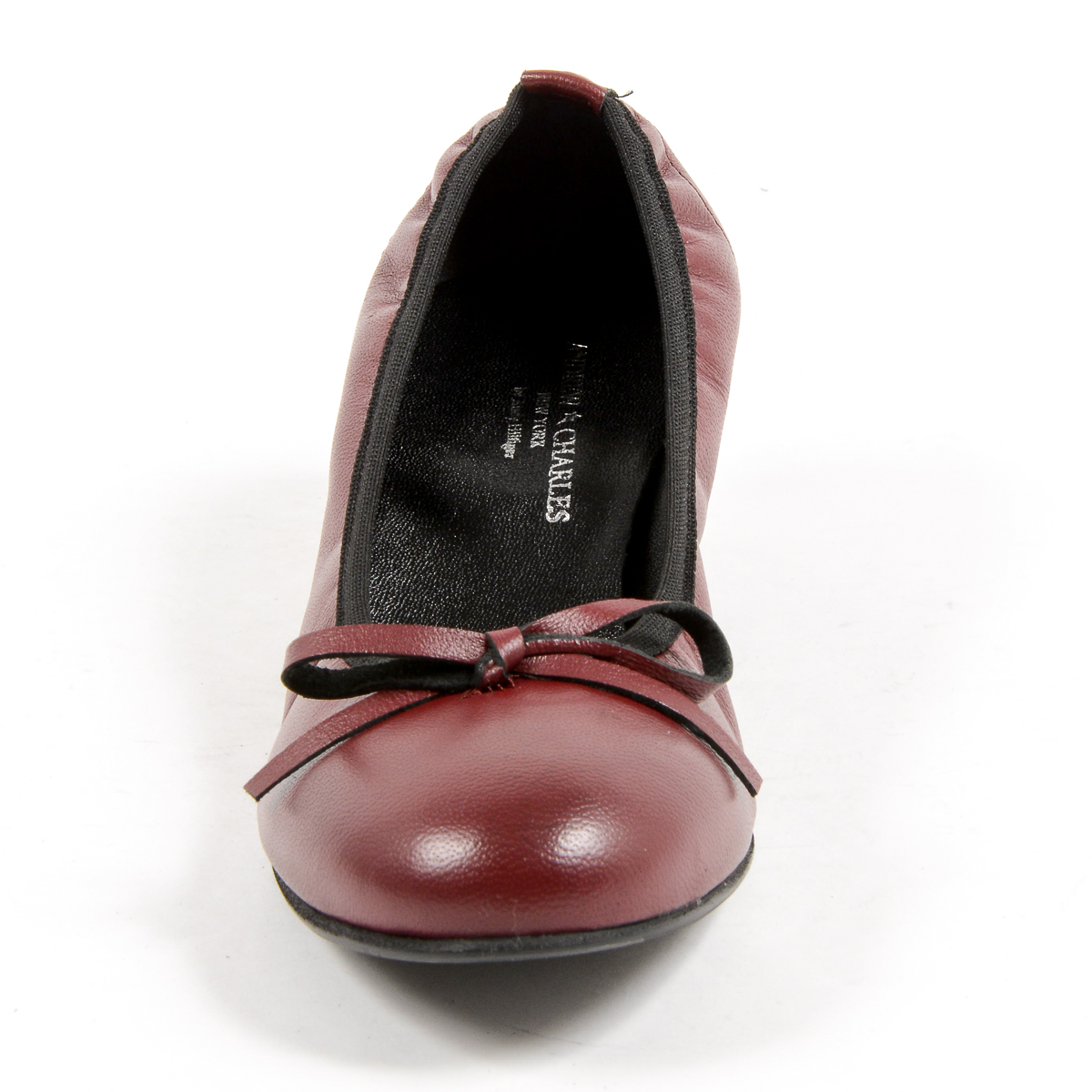 Andrew Charles Womens Ballerina Bordeaux NICKI