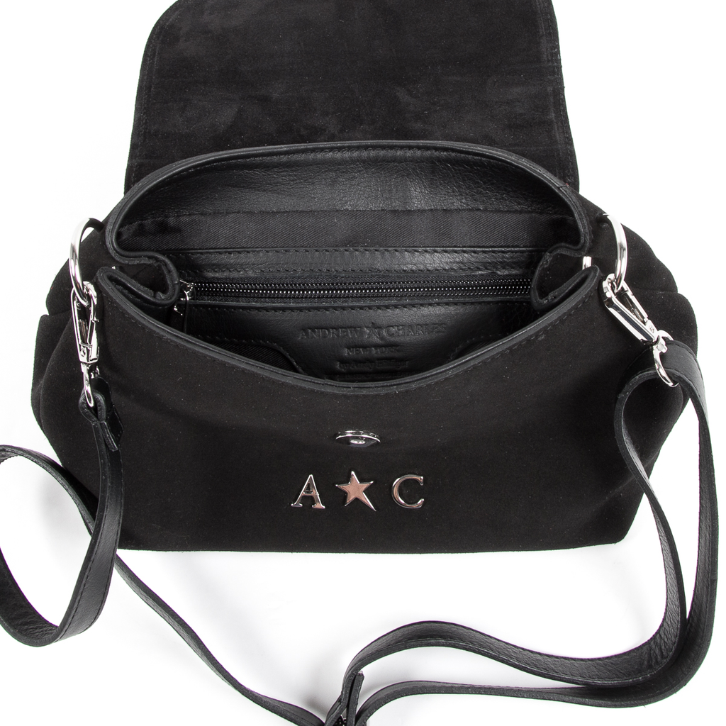 Bolso de mano para mujer Andrew Charles negro PAMELA