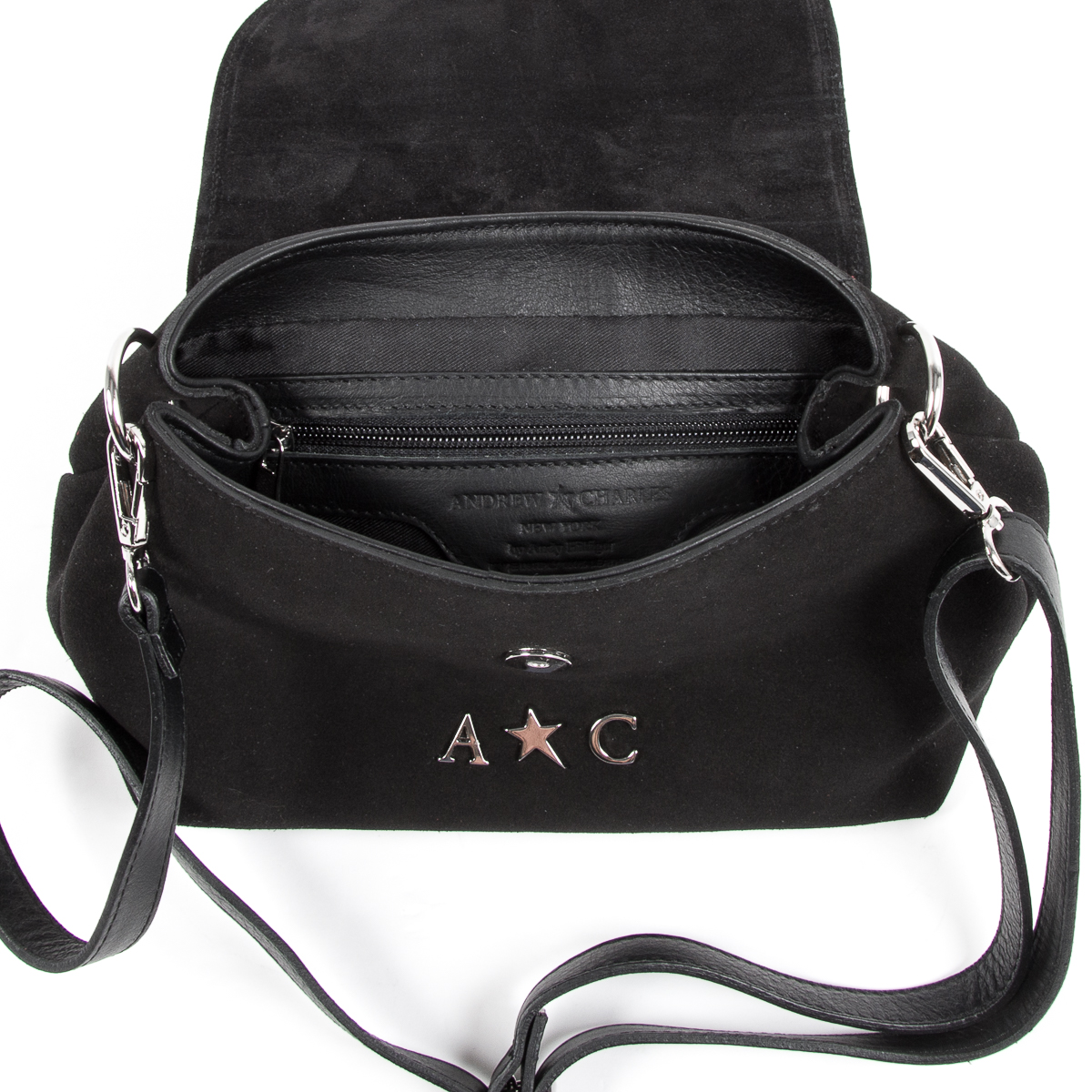 Bolso de mano para mujer Andrew Charles negro PAMELA