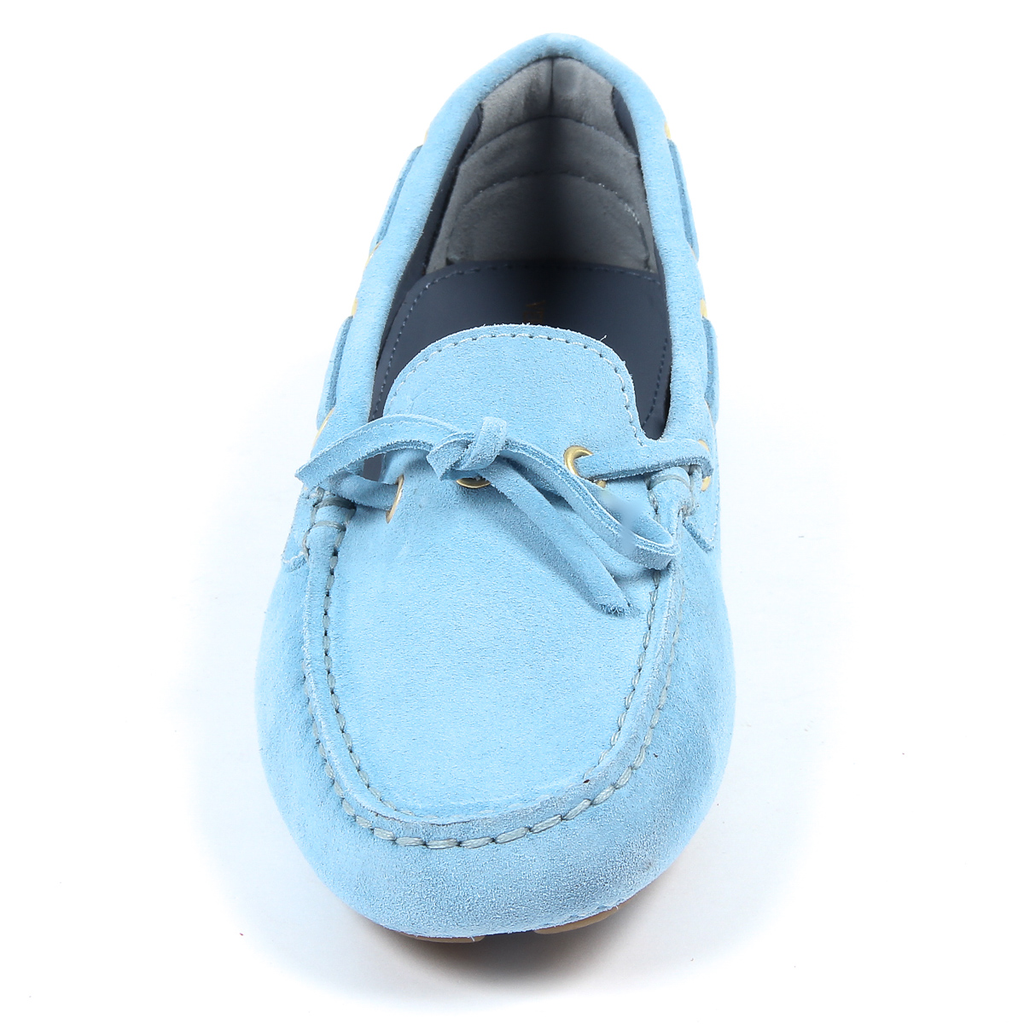 Mocasín V 1969 Italia para mujer azul claro PISA