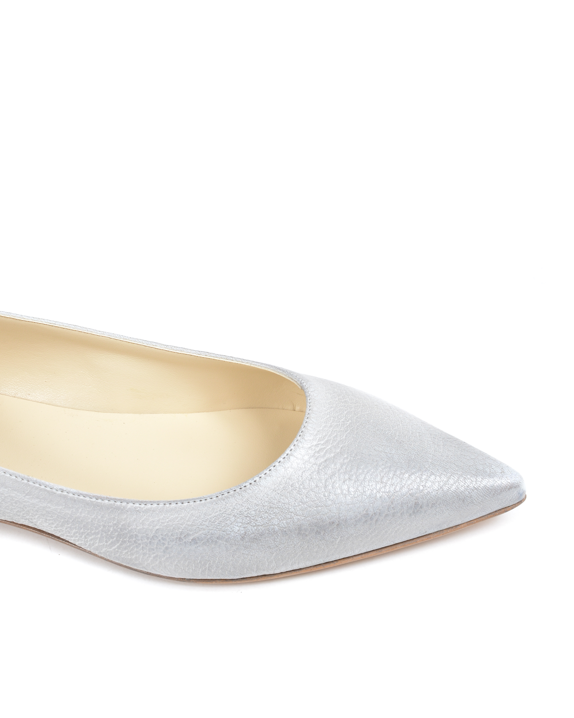 19V69 Italia Bailarina Mujer Blanco 4747 SPAZZOLATO NAPPA BIANCO