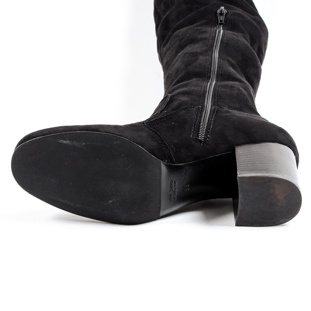 Andrew Charles Womens High Boot Black MARIAH