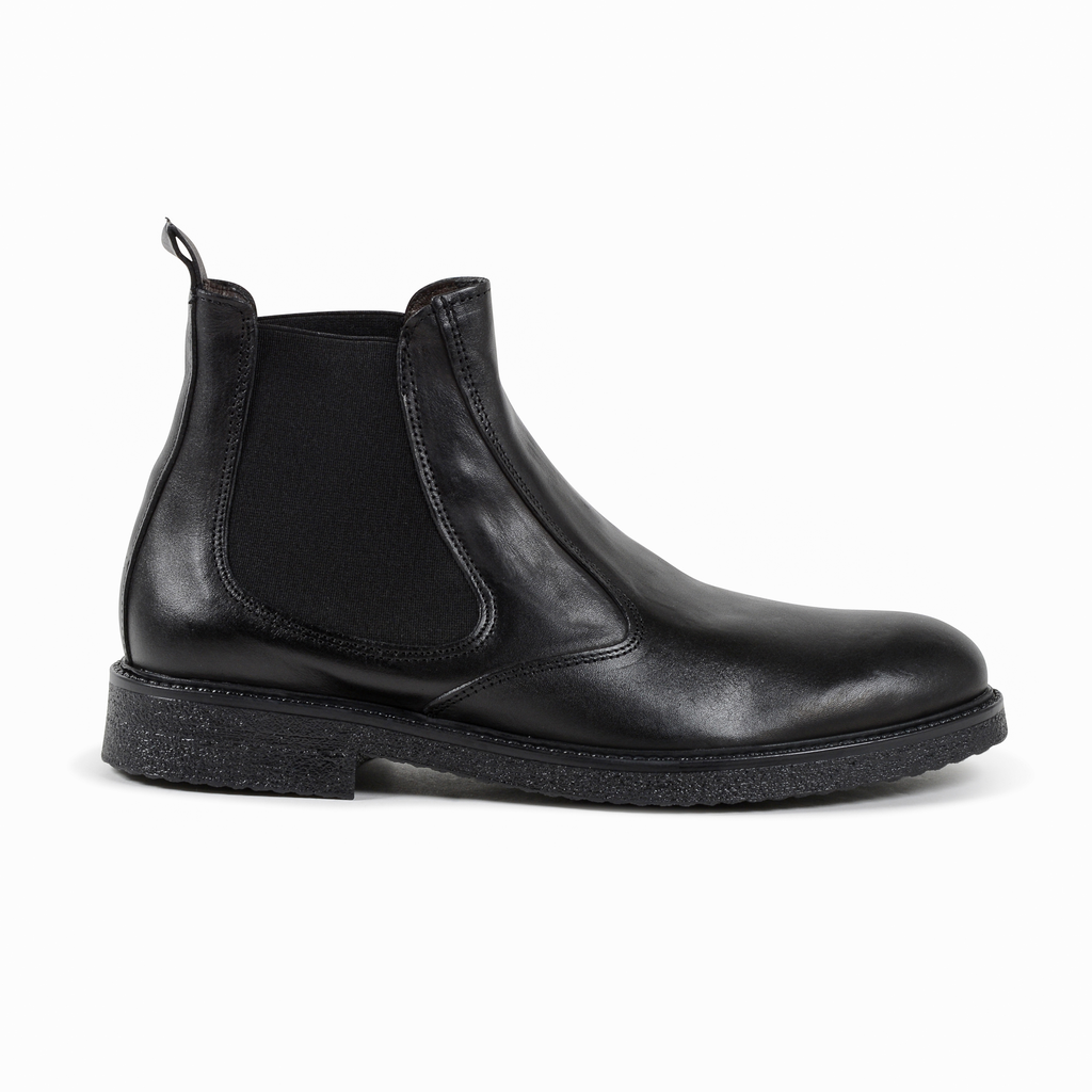 19V69 Italia Botín Hombre Negro 043 G VITELLO NERO