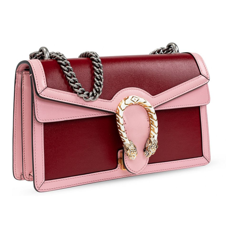 Bolso de hombro Gucci Azalea Dionysus rosa y rojo