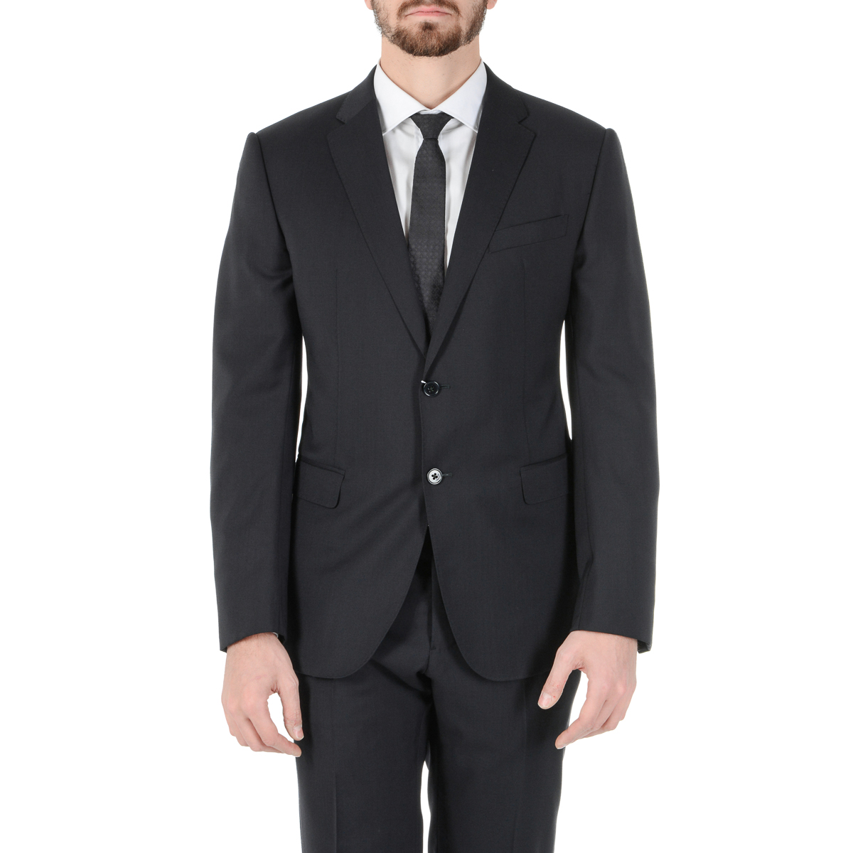 Armani Collezioni Mens Suit Black