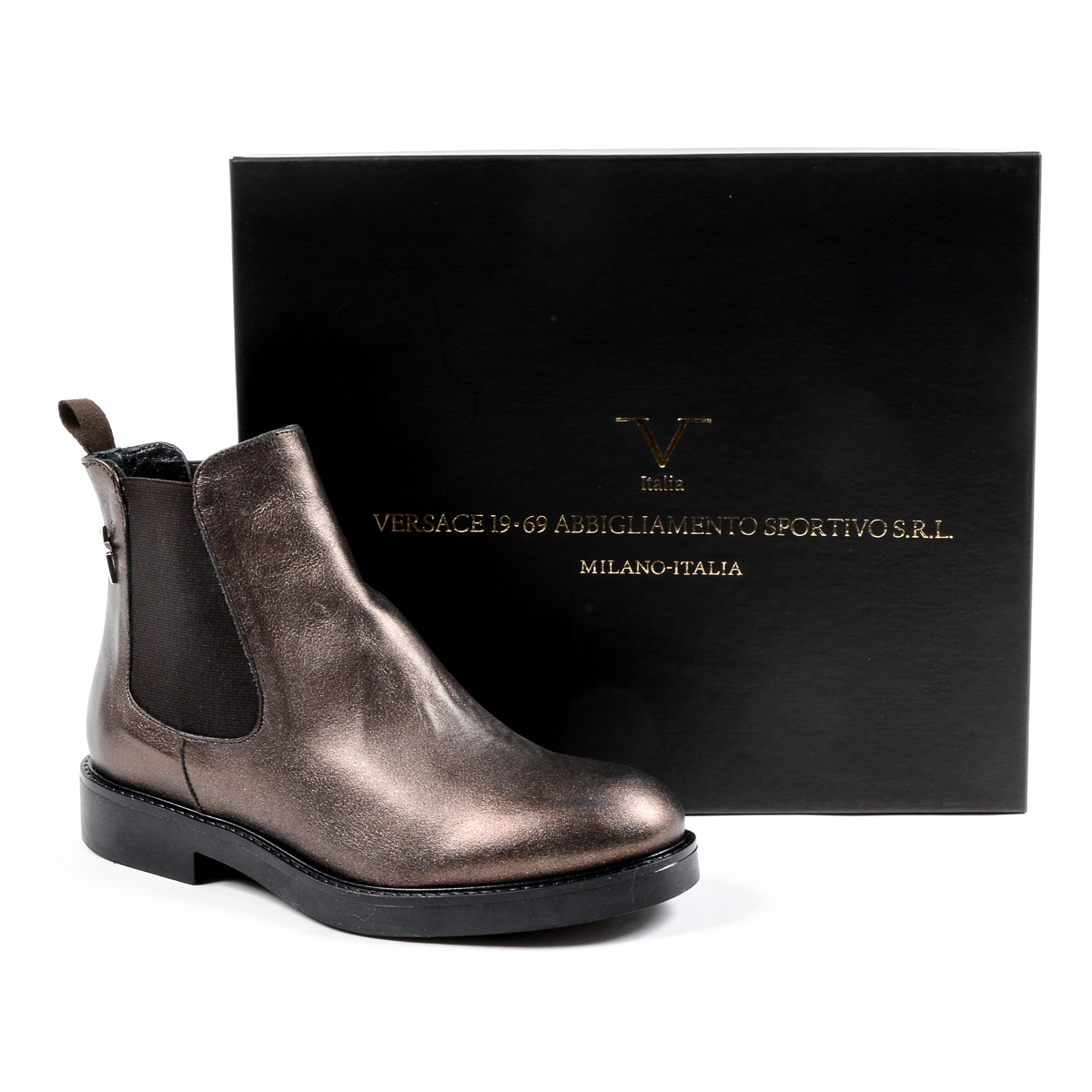 V 1969 Italia Botines de mujer Bronce TELLY