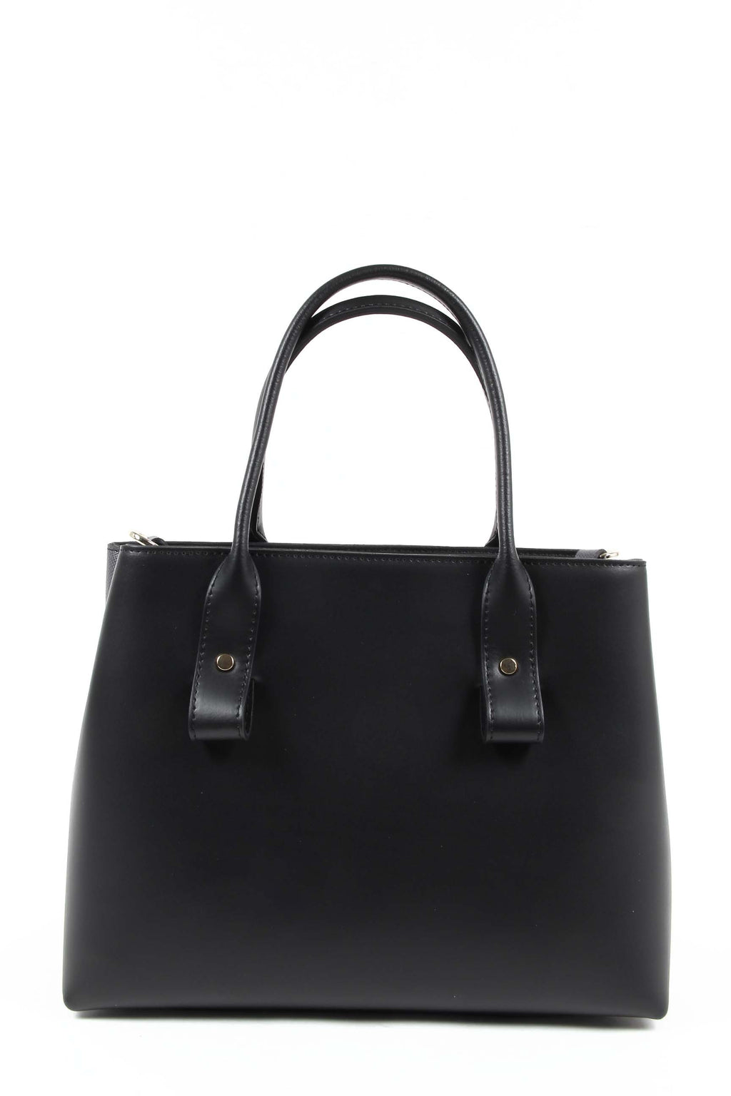 Bolso de Mujer V 1969 Italia H491-52 RUGA-ARUBA NERO-GRIGIO