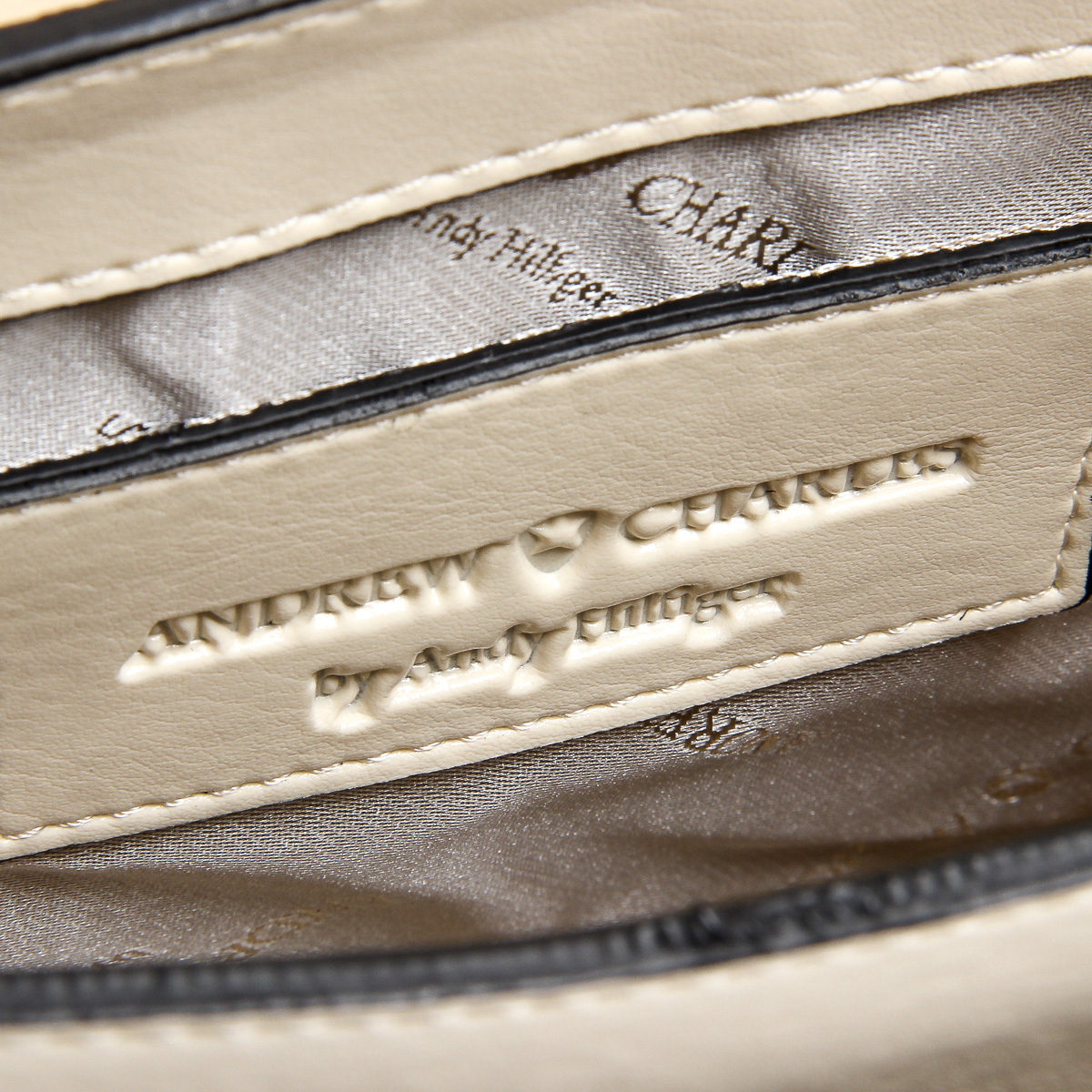 Bolso de mano para mujer Andrew Charles Beige JOURNEY
