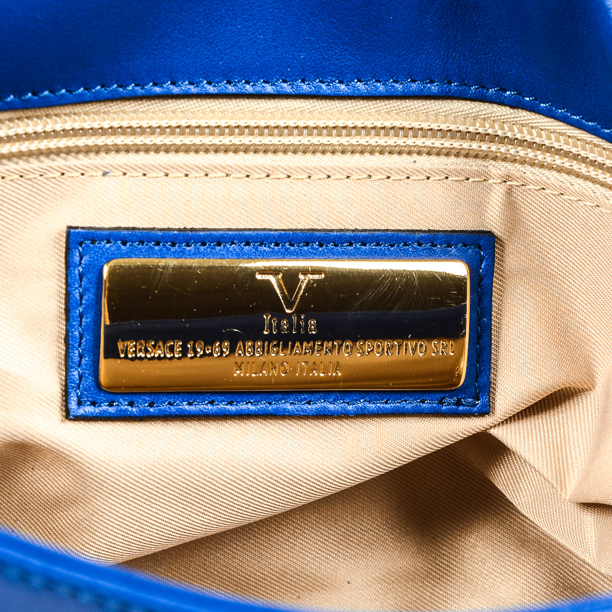 V 1969 Italia Womens Handbag Blue MUMBAI