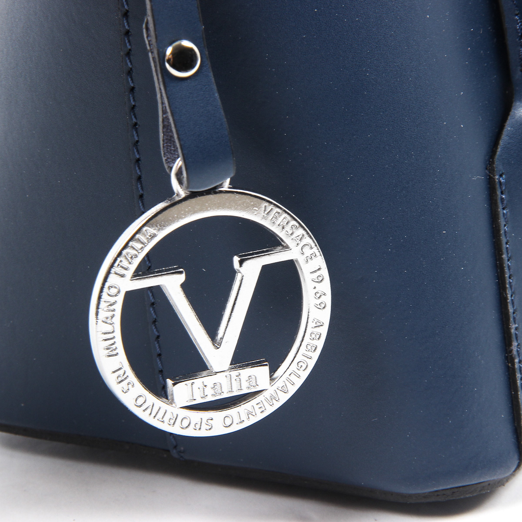 Bolso de mano para mujer V 1969 Italia V003-S RUGA BLU