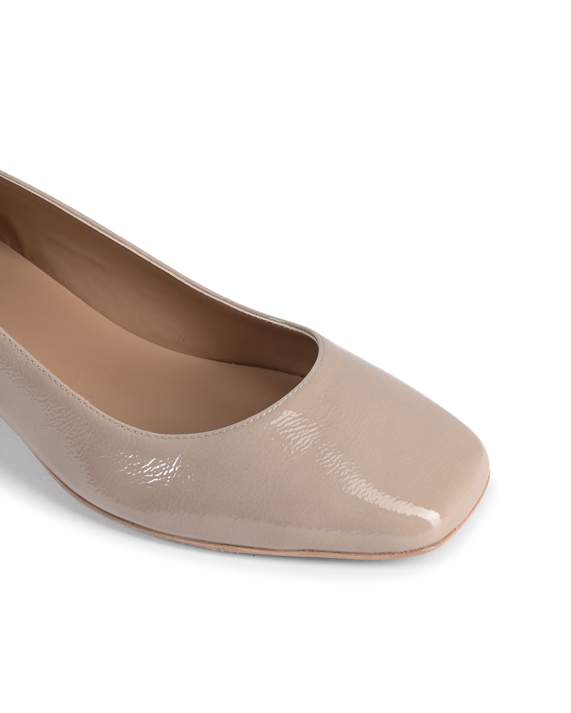 19V69 Italia Womens Heeled Ballerina SOFIA NAPLACK CAPPUCCINO