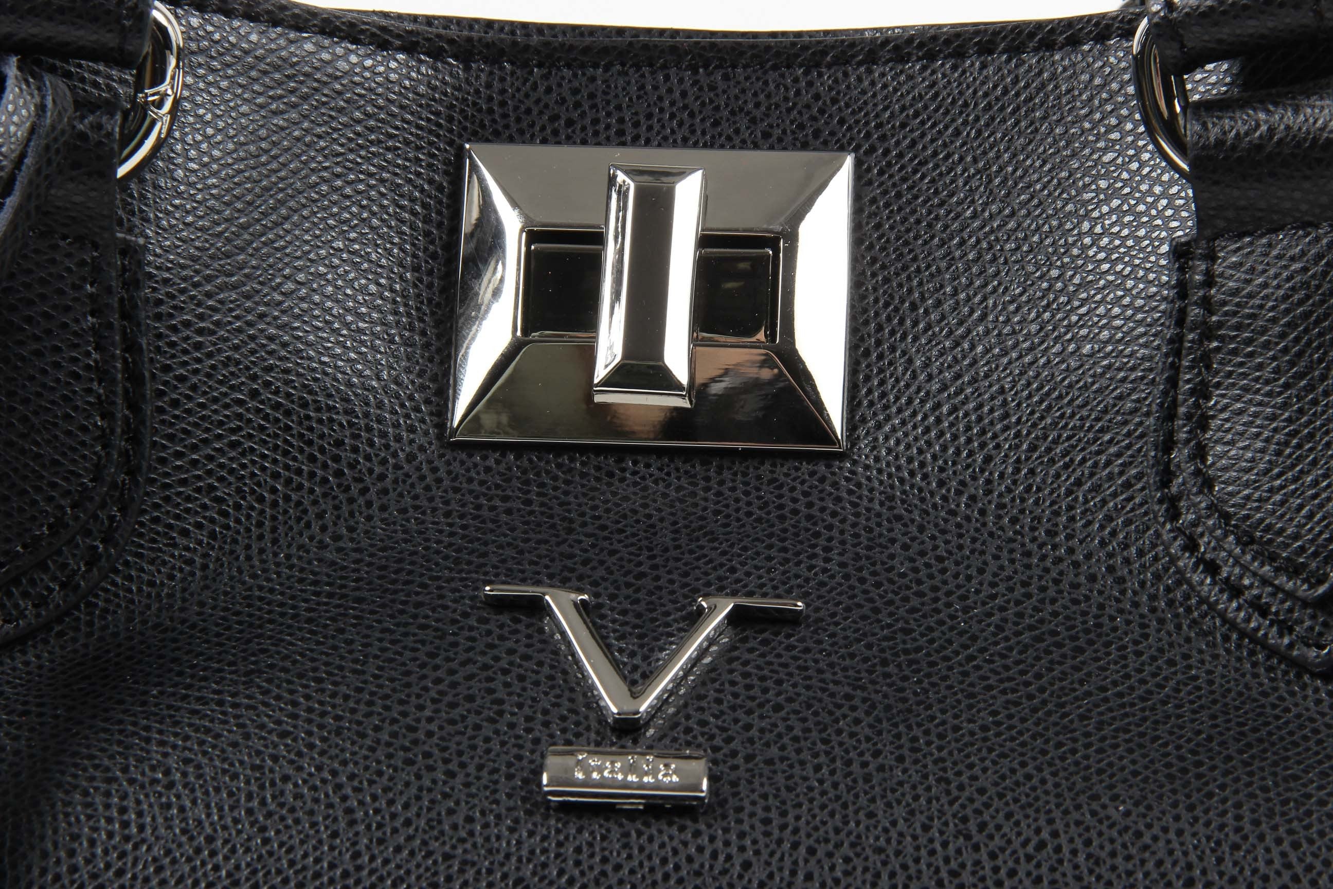 Bolso de mano para mujer V 1969 Italia V013-S SAFFIANO NEGRO
