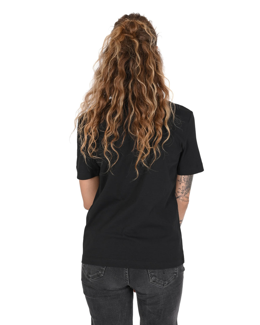 Camiseta de mujer Love Moschino W 4 H06 17 M 3876 C74 NEGRO