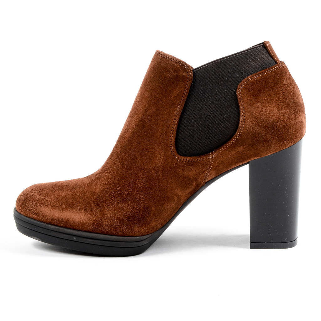 V 1969 Italia - Botines de tacón para mujer, color marrón, GRACY