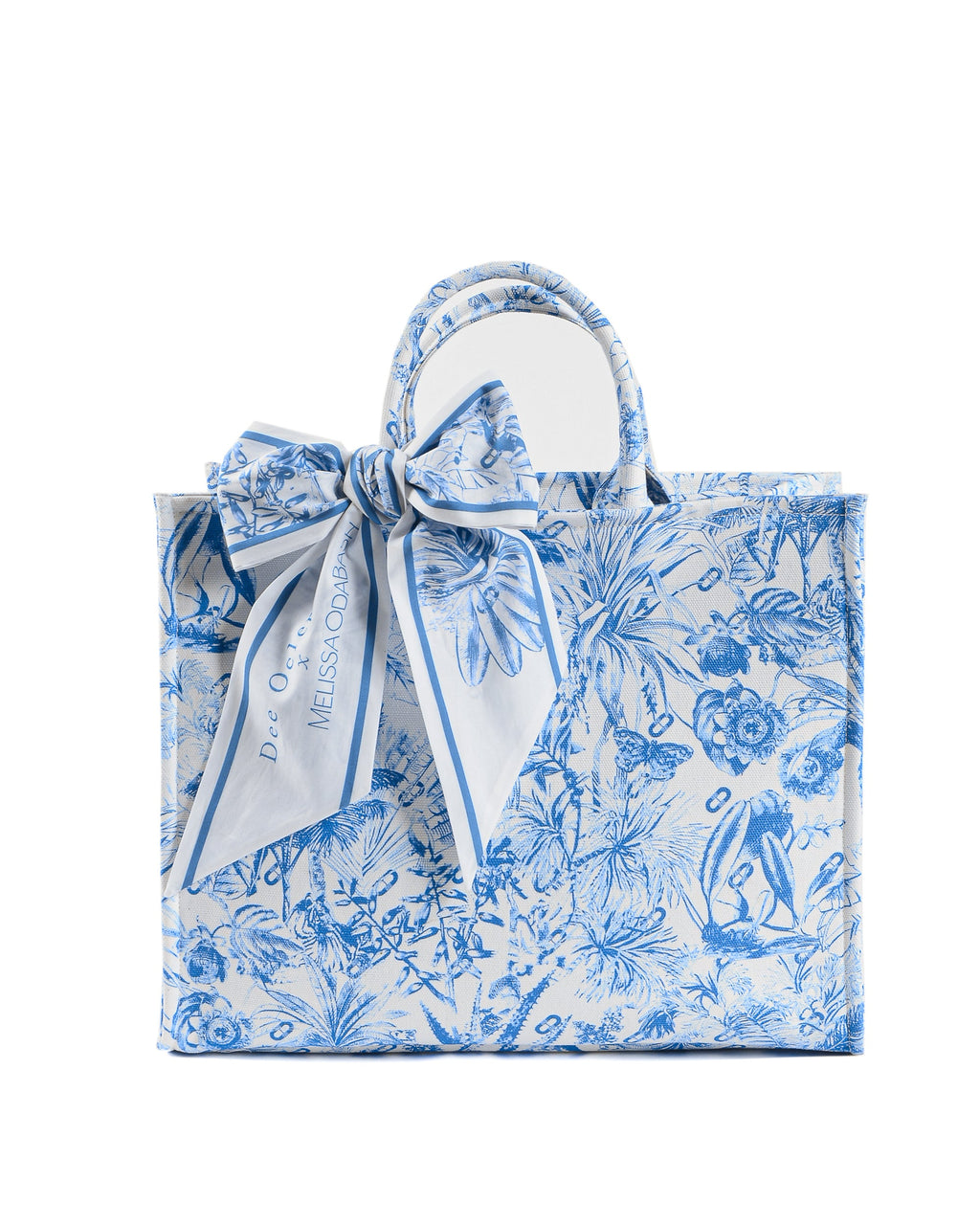 Bolso de mano con estampado tropical de Dee & Melissa
