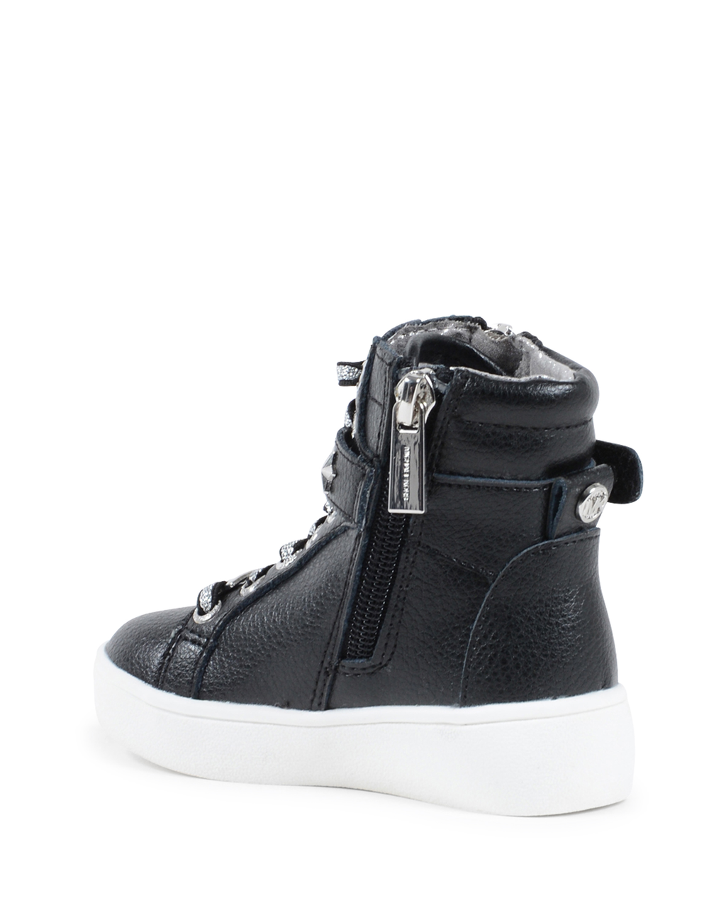 Michael Kors Zapatillas altas para niña negras ZIA IVY CADETT BLACK