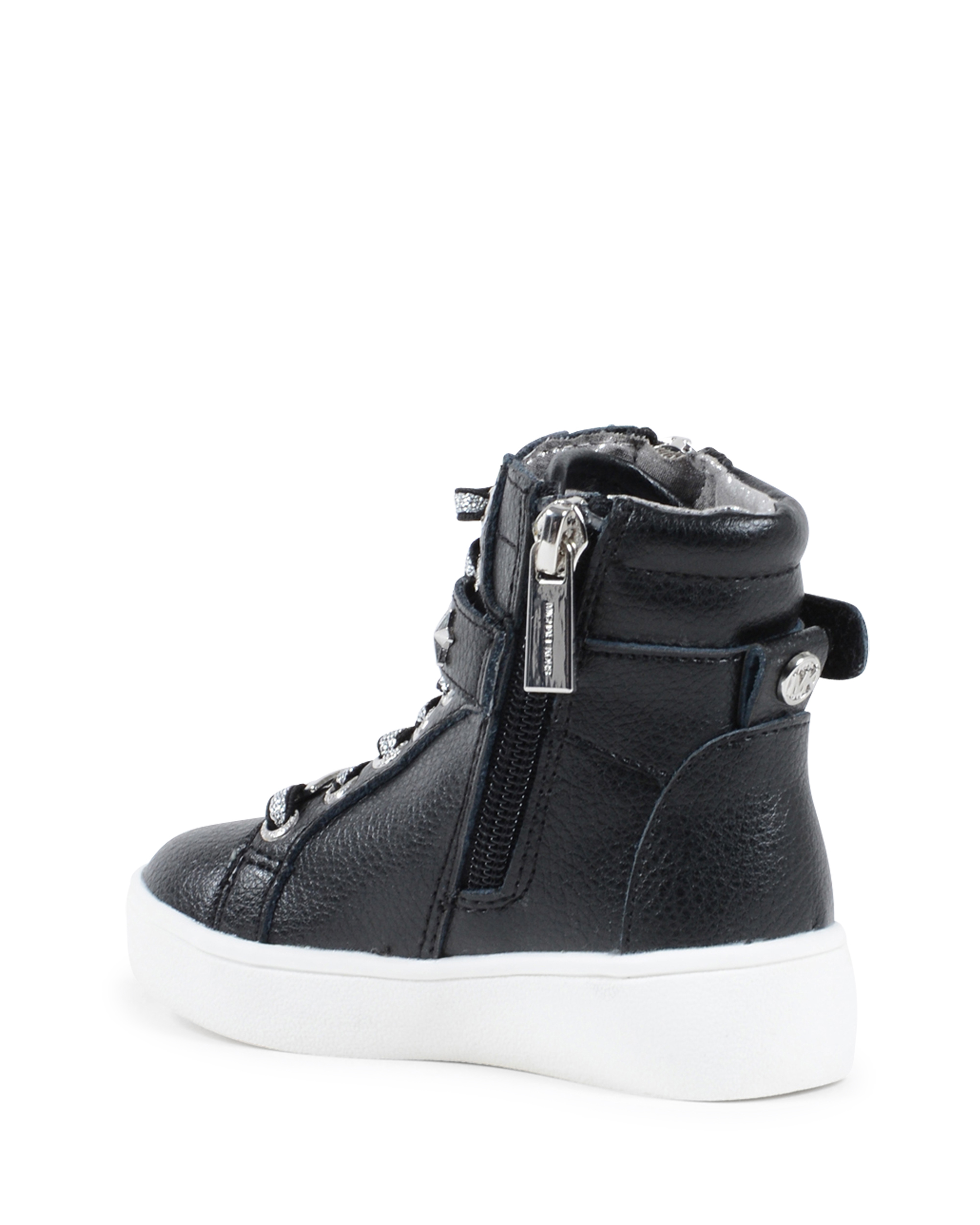 Michael Kors Zapatillas altas para niña negras ZIA IVY CADETT BLACK