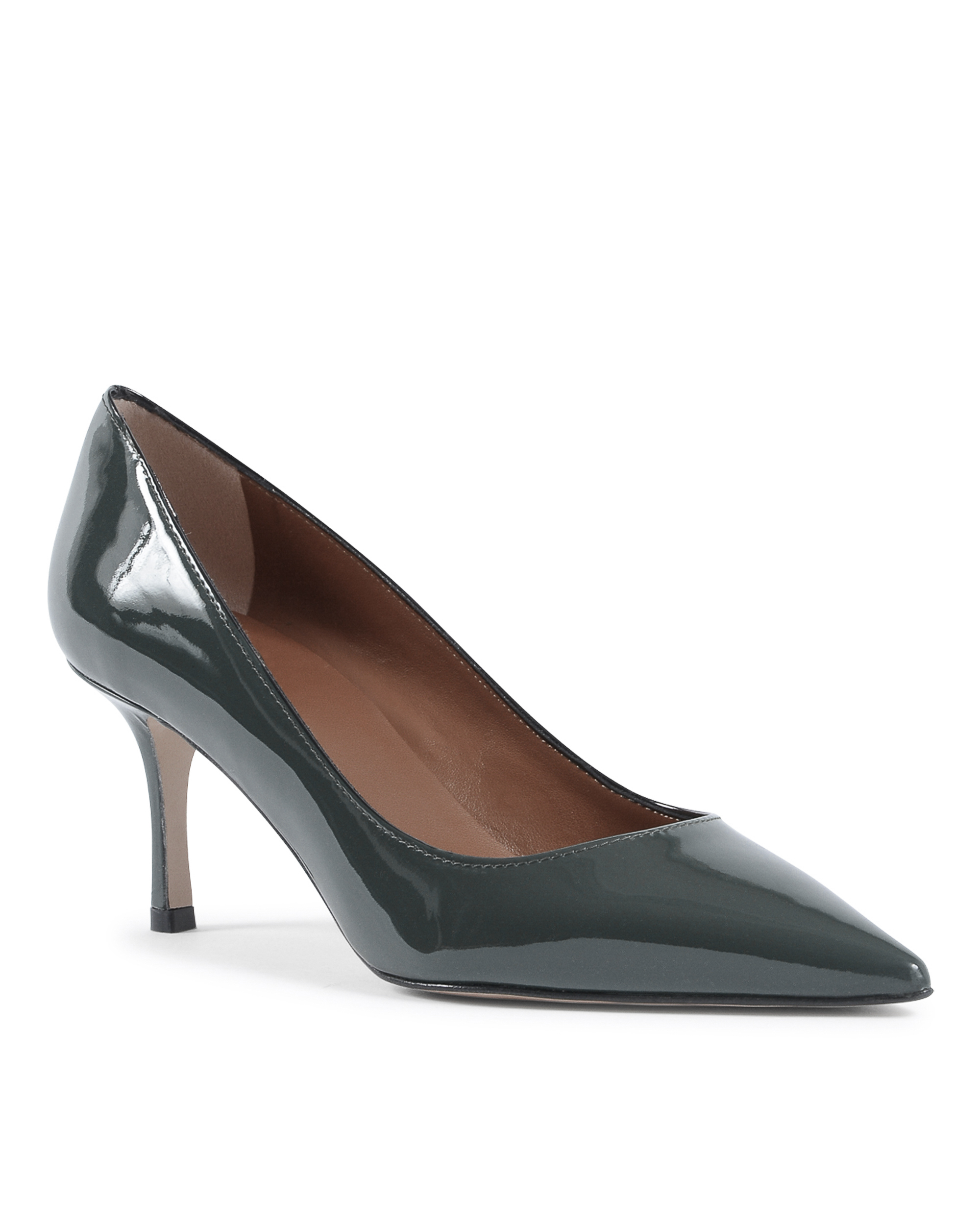 19V69 Italia Womens Pump Green INES65 GREEN GREY PATENT