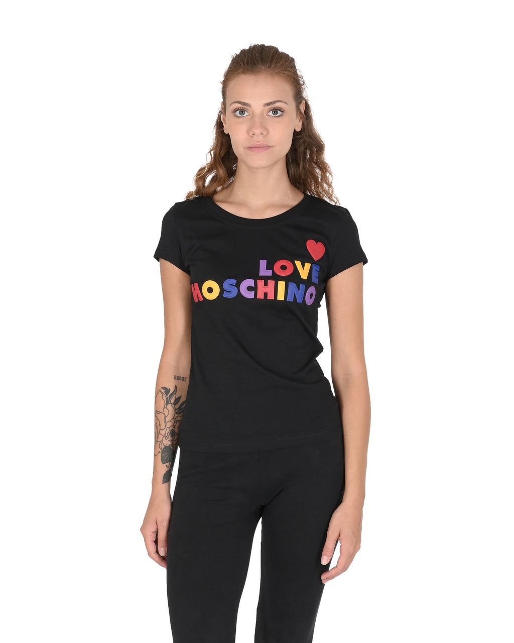 Camiseta Love Moschino para mujer W 4 B19 5B M 4083 C74 NEGRO