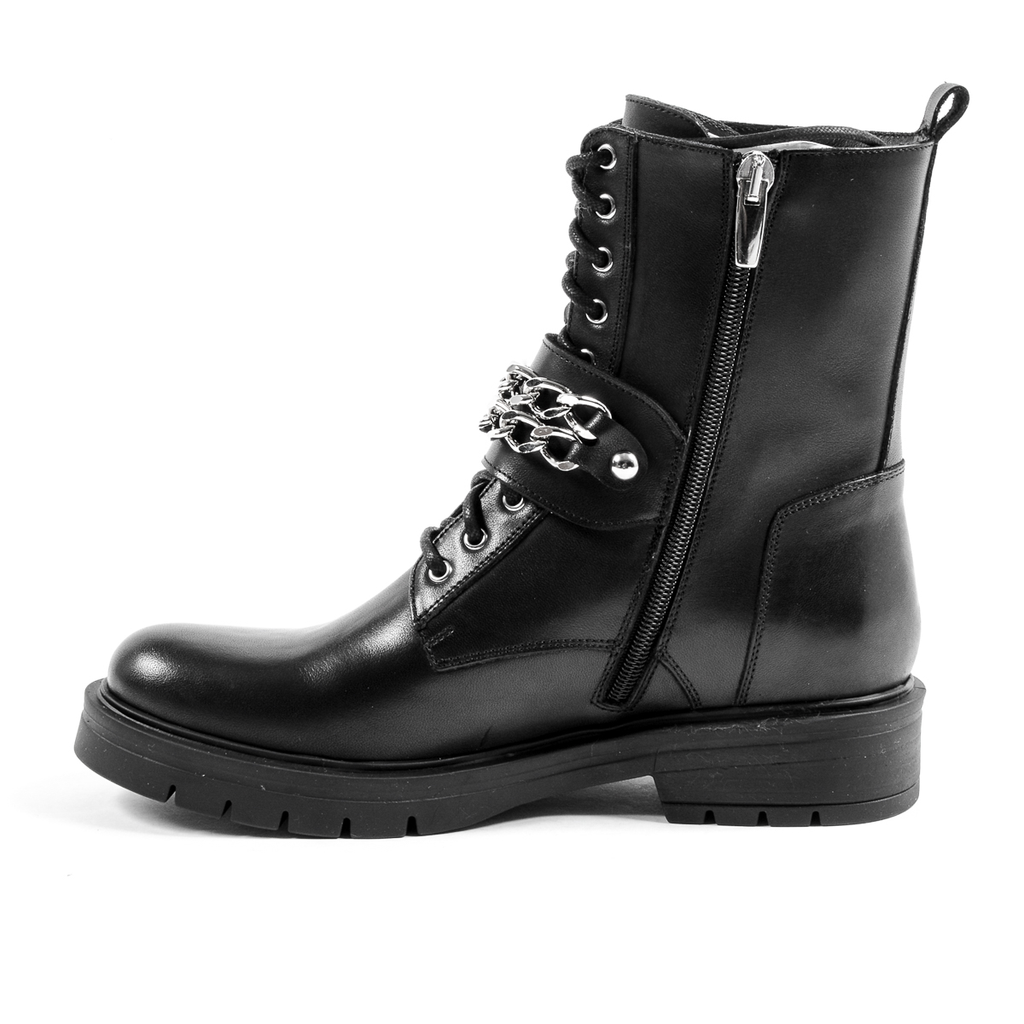 Andrew Charles Womens Short Boot Black AMY