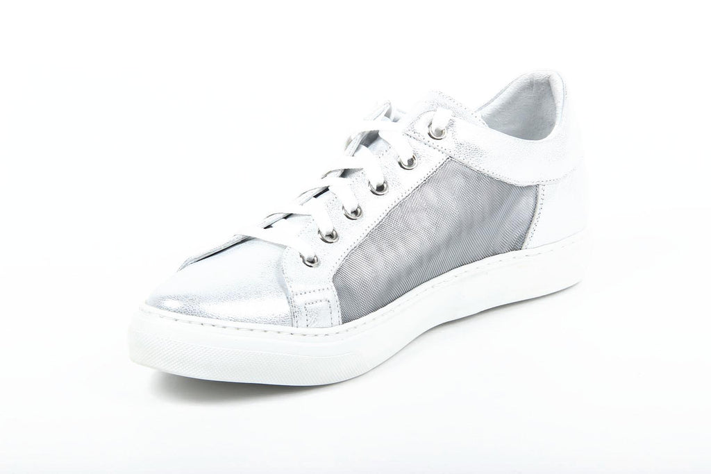 V 1969 Italia Zapatillas de mujer B2198 LUMIER TUL PLATA ARG. 501