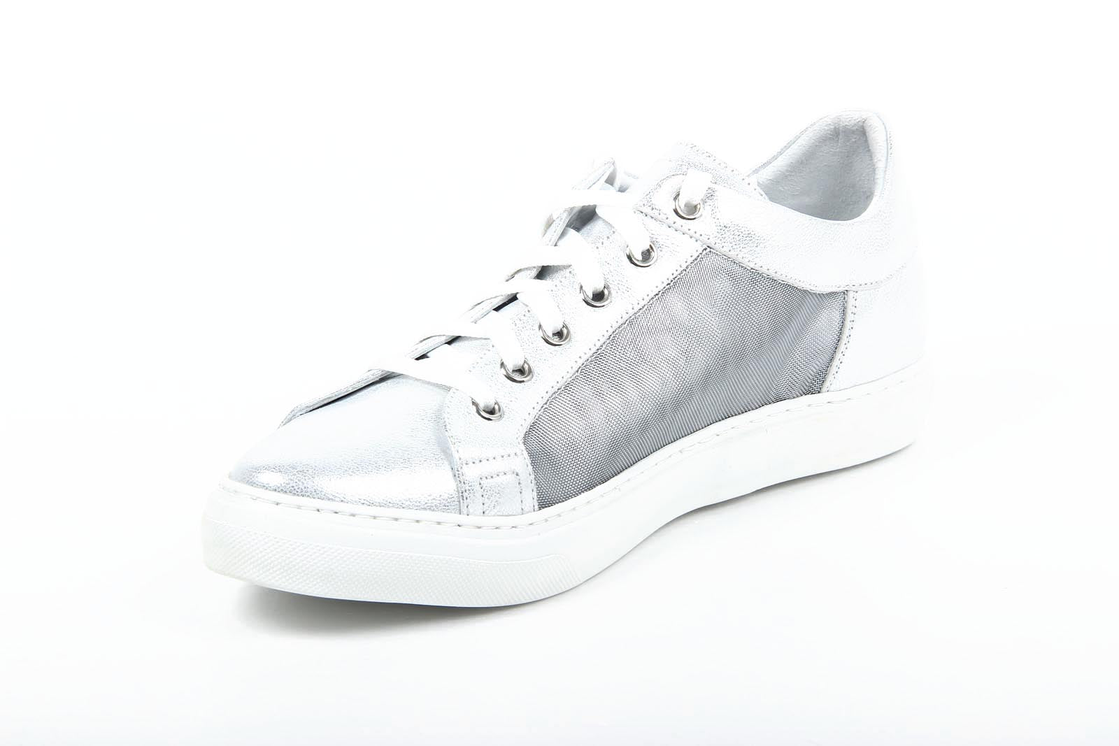 V 1969 Italia Zapatillas de mujer B2198 LUMIER TUL PLATA ARG. 501