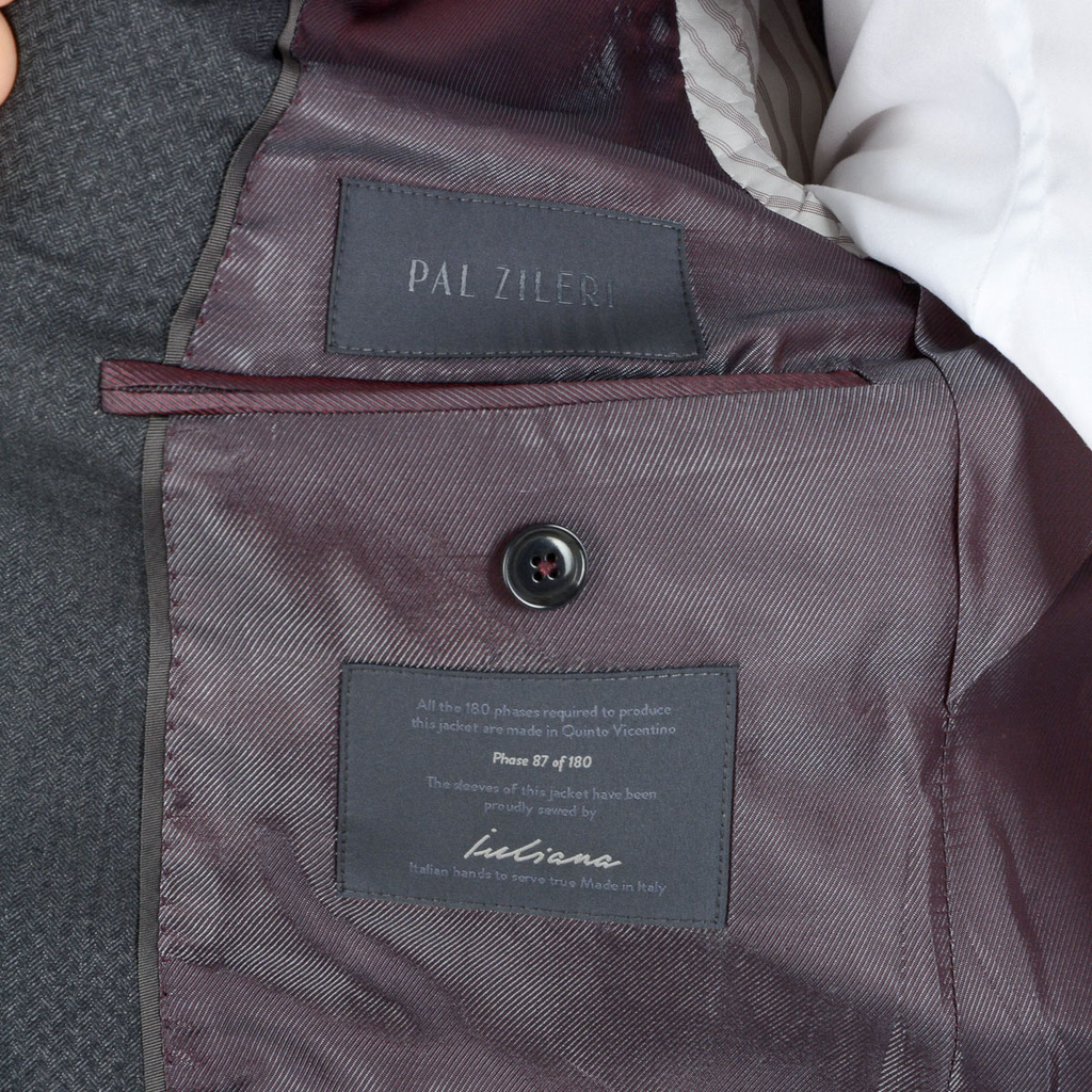 Traje Pal Zileri para hombre gris oscuro