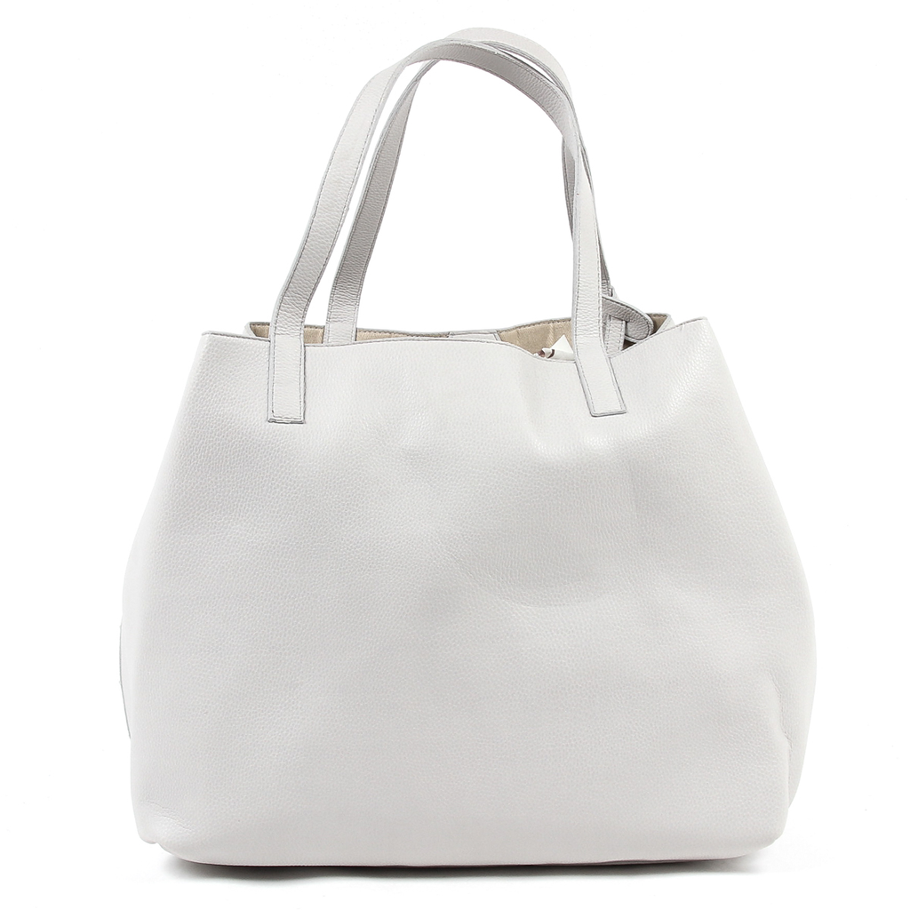 Bolso de mano para mujer Andrew Charles gris claro RACHEL