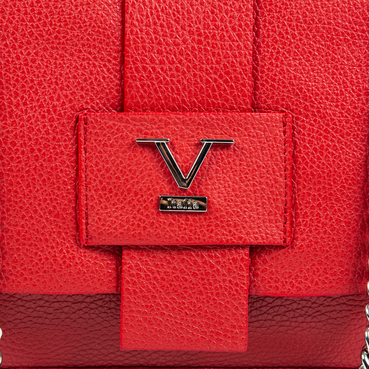 V 1969 Italia Womens Handbag Red ELLY