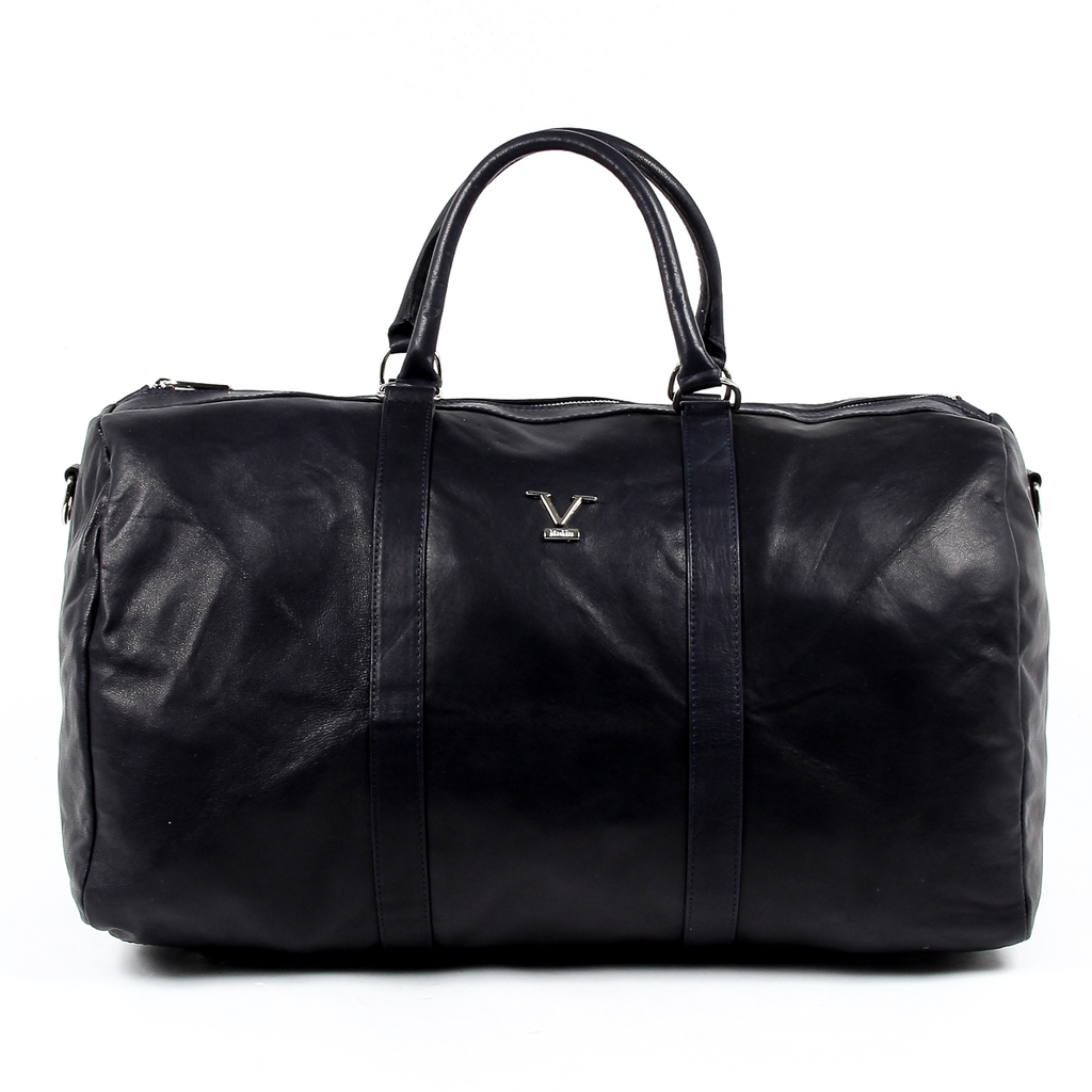 V 1969 Italia Mens Sport Bag Blue BERLINO