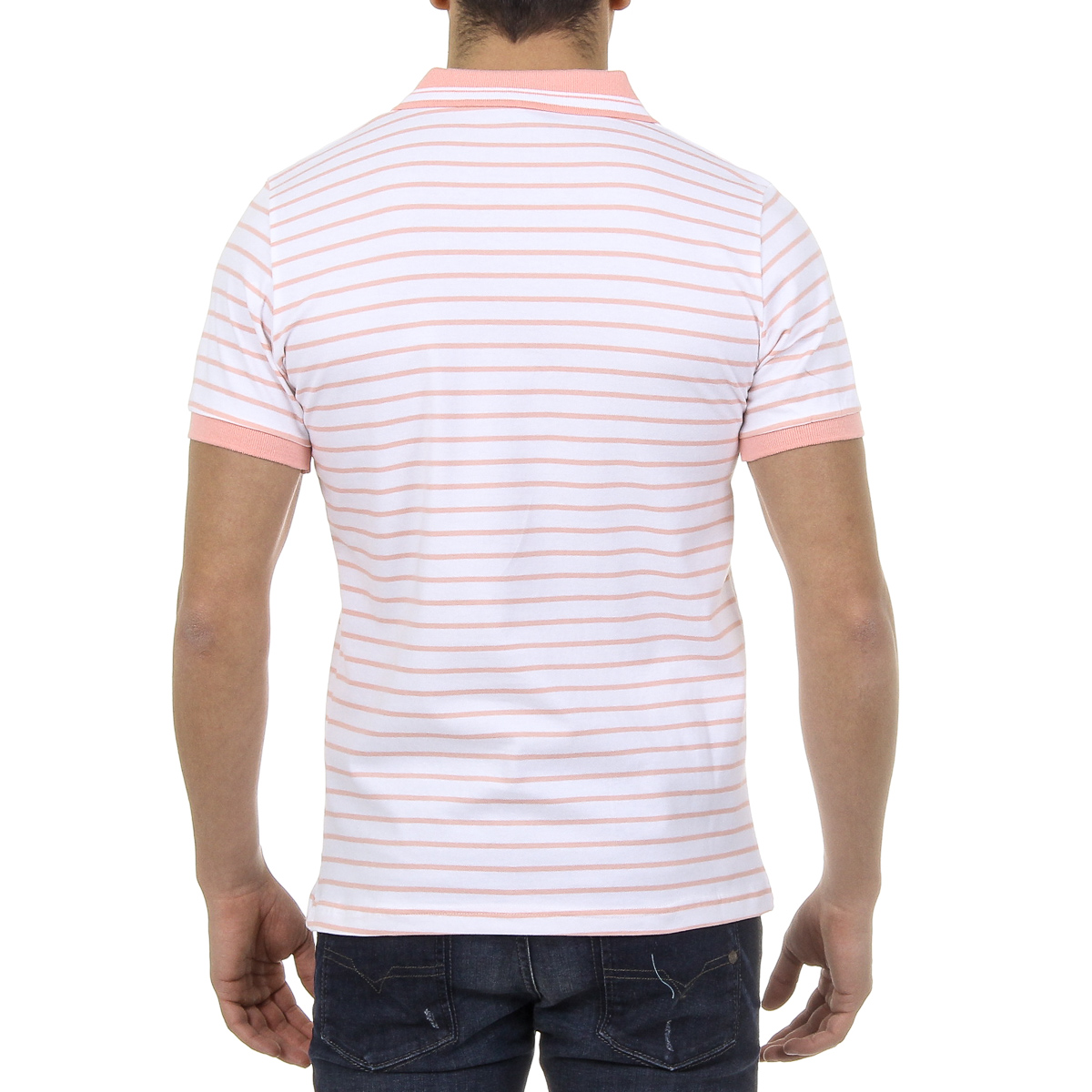 Polo Ufford & Suffolk Polo Club para hombre, manga corta, US006 ROSA