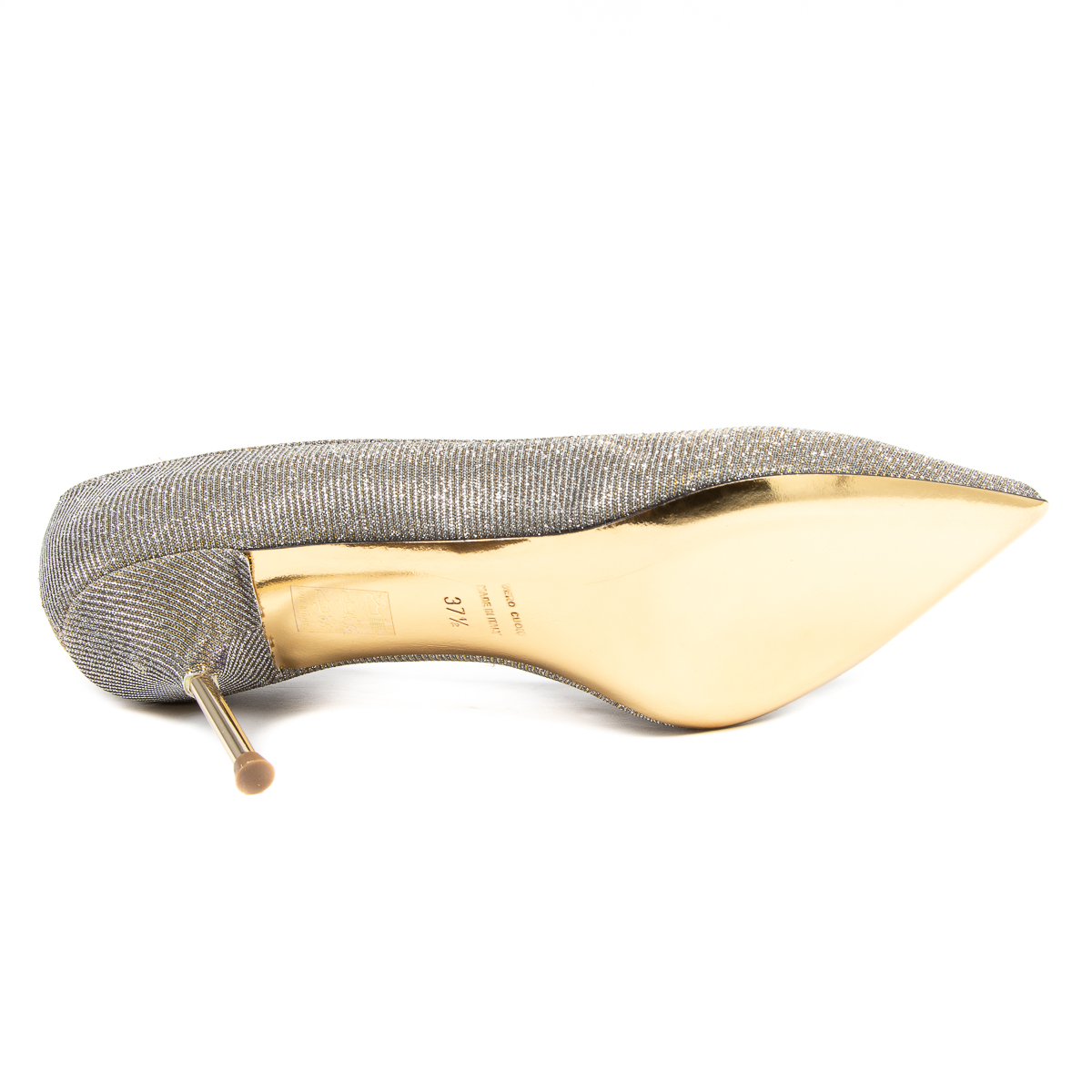 V 1969 Italia - Zapatos de salón para mujer dorados GALAXY