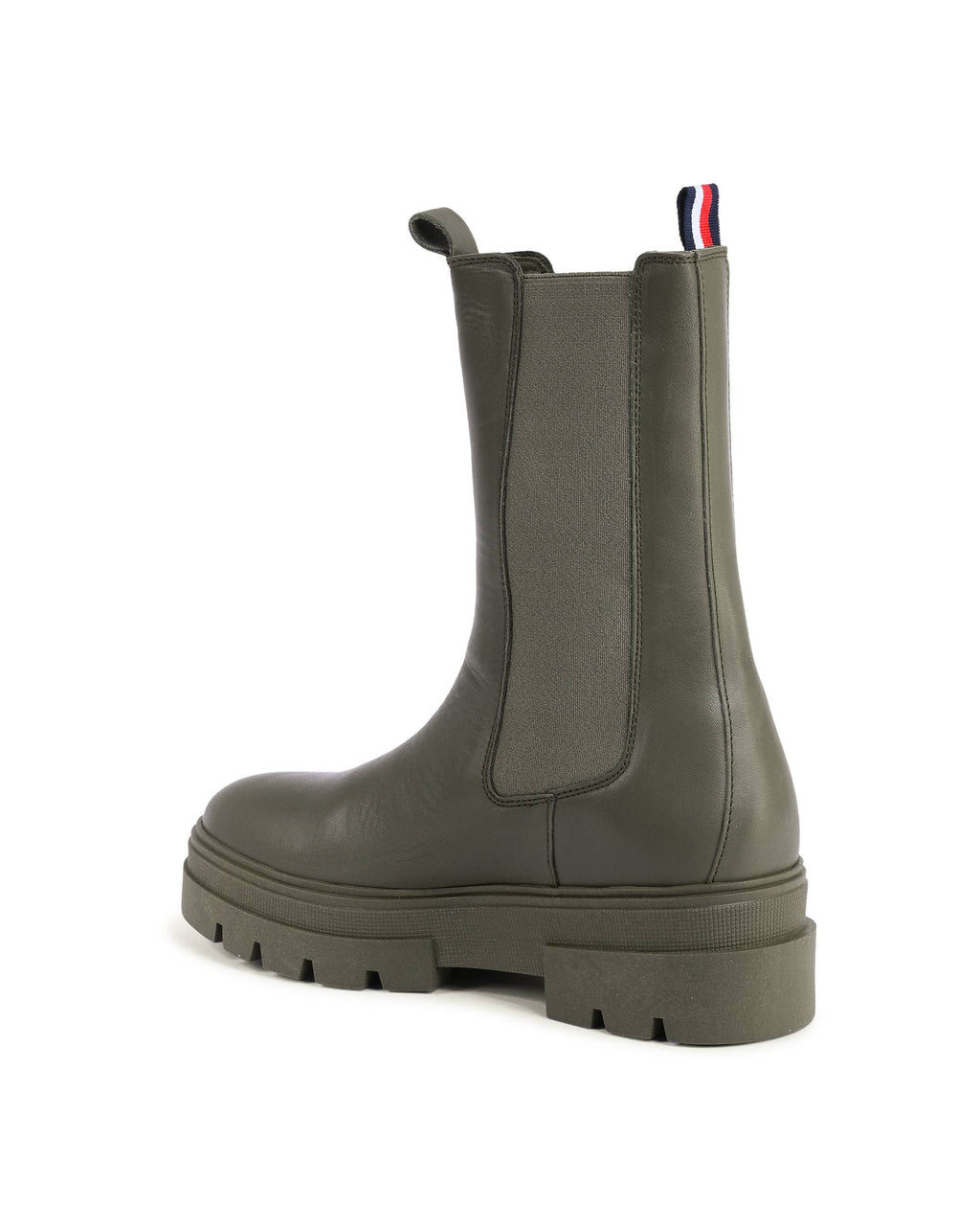 Botas Tommy Hilfiger para mujer color caqui FW0FW06730RBN