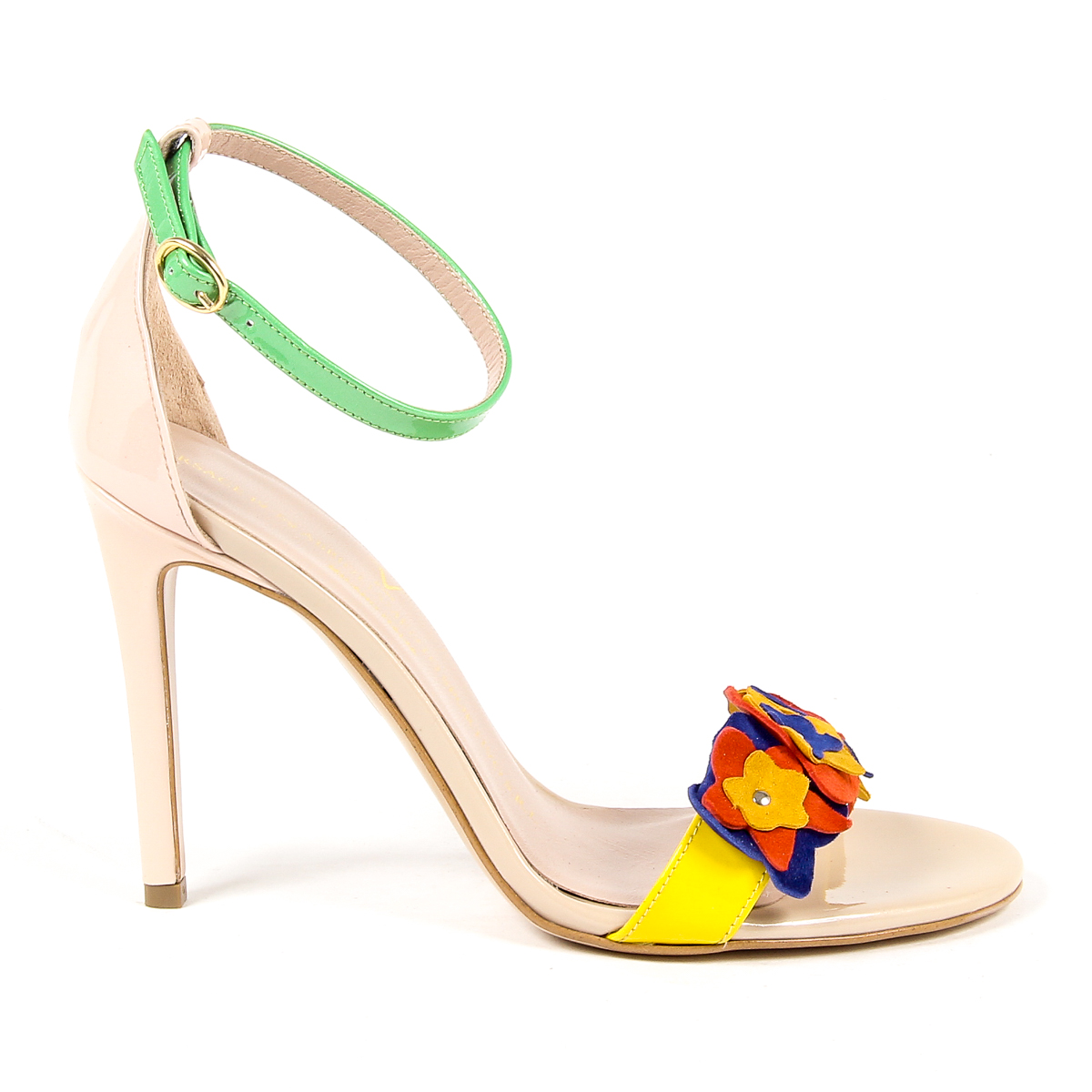 V 1969 Italia Sandalia de tira al tobillo para mujer Multicolor CATALINA