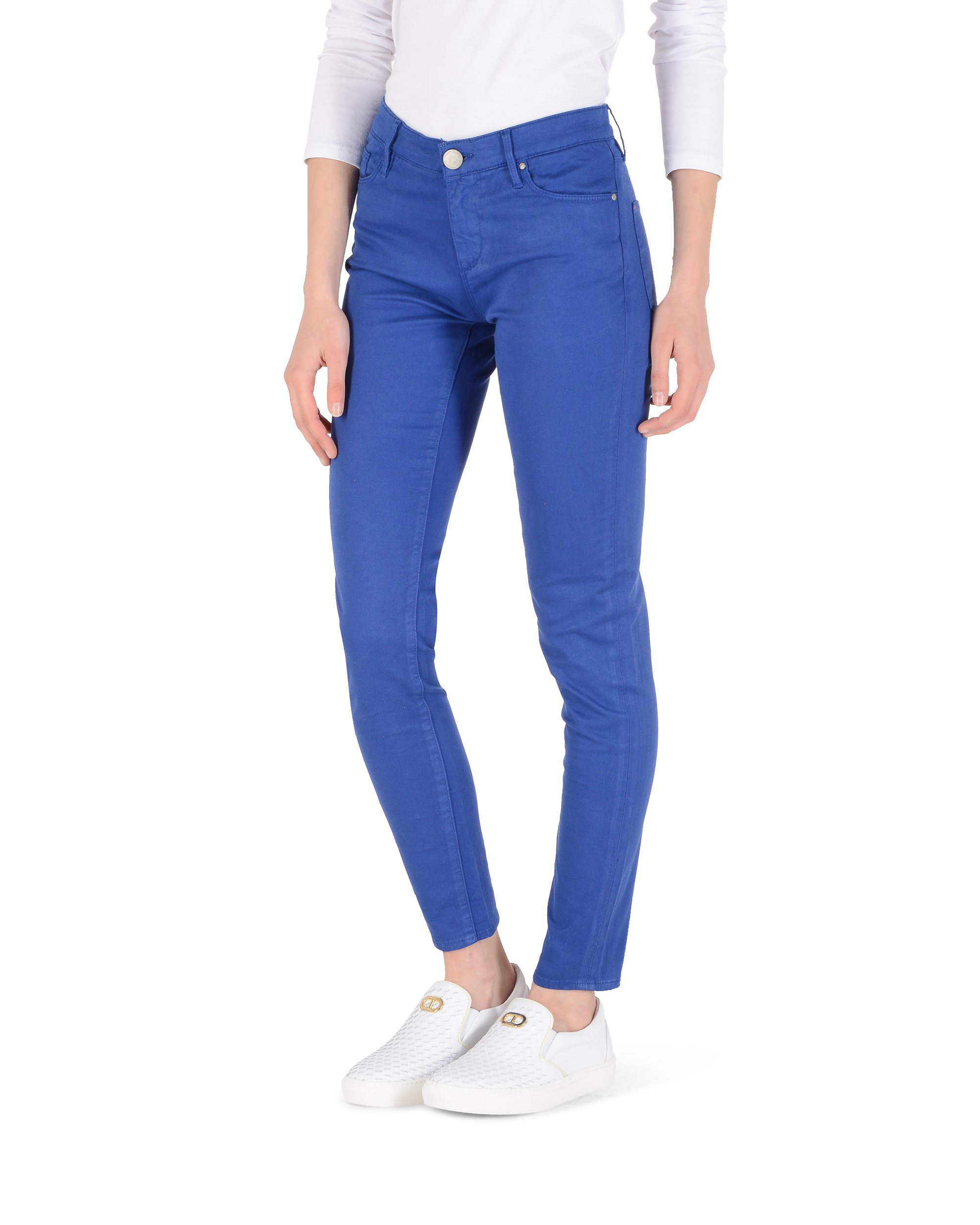 Andrew Charles Womens Trousers Slim Fit CLAIRE BLUE