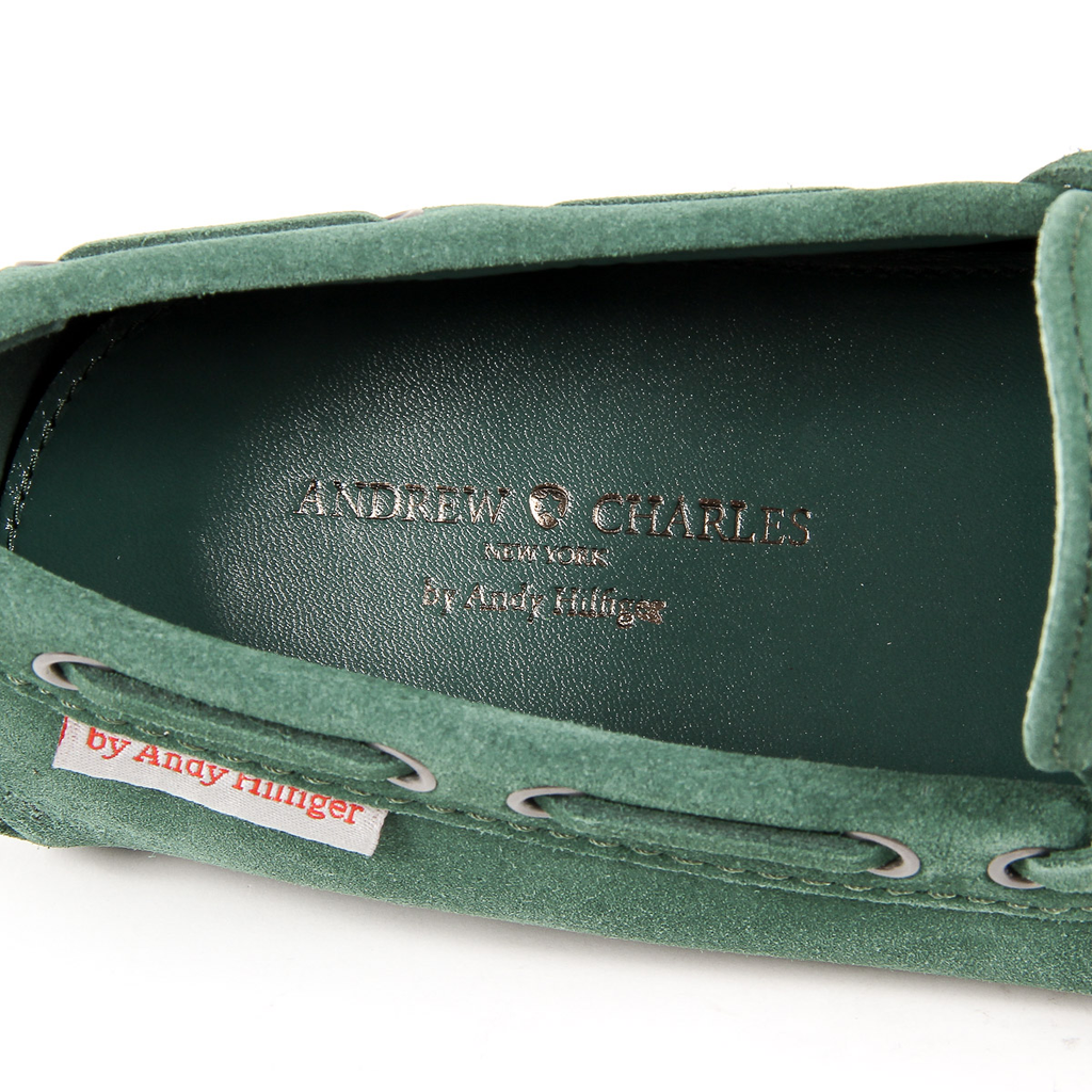 Mocasín Andrew Charles para hombre verde STEVE